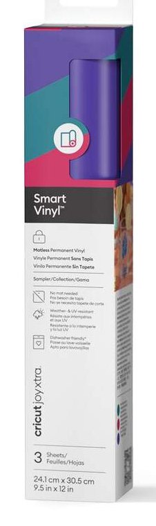 Cricut Smart Vinyl Permanent Joy Xtra 24,1x30,5cm - 3 Sheets (Roller Skate Sampler)