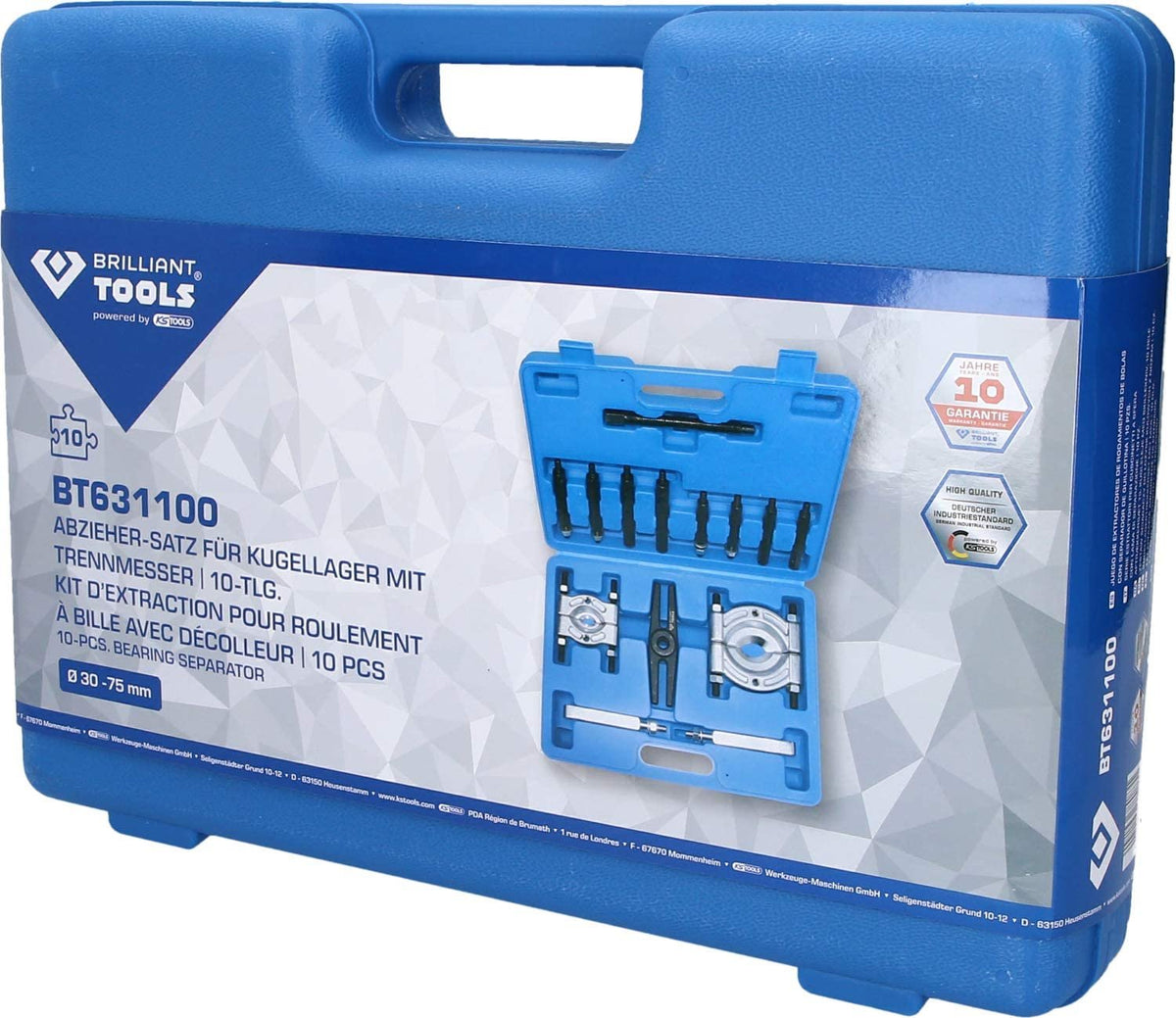 Brilliant Tools Herramientas-Maschinen Gmbh Abzieher-Juego Para Kugellager Con Trennmesser