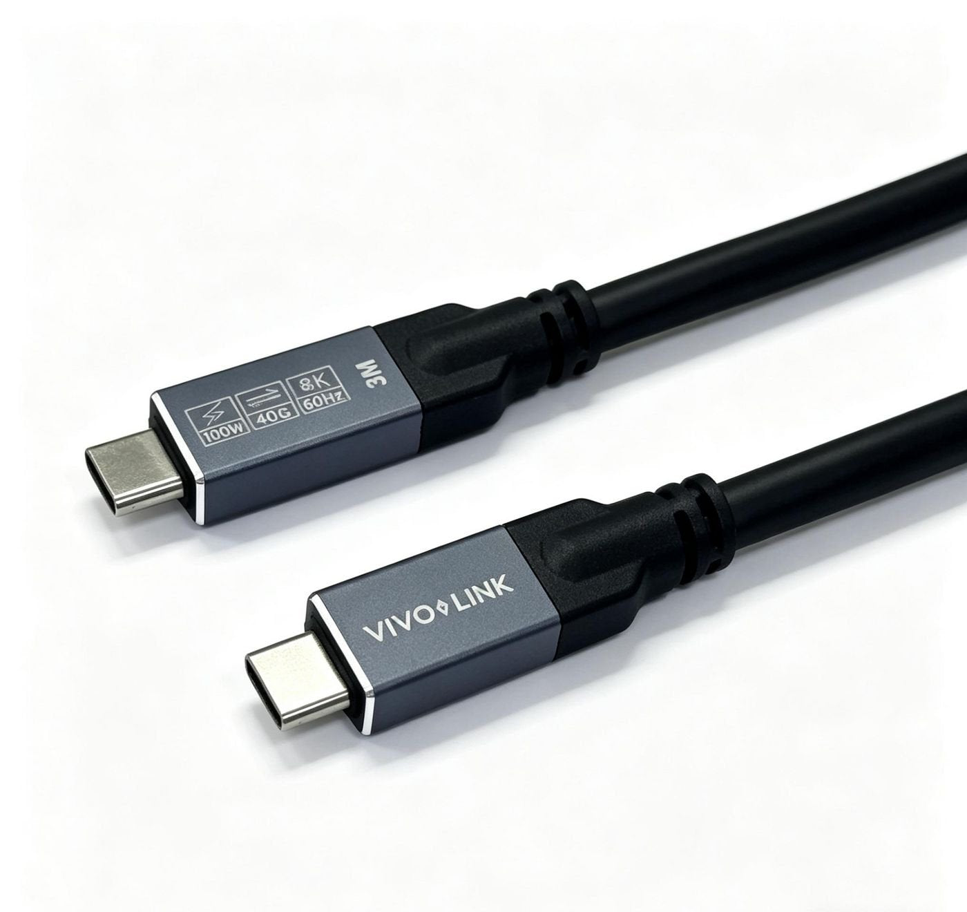 Usb-C To Usb-C Cable 0.5m -  Usb4, 40gbps, 100w Pd, 8k,
