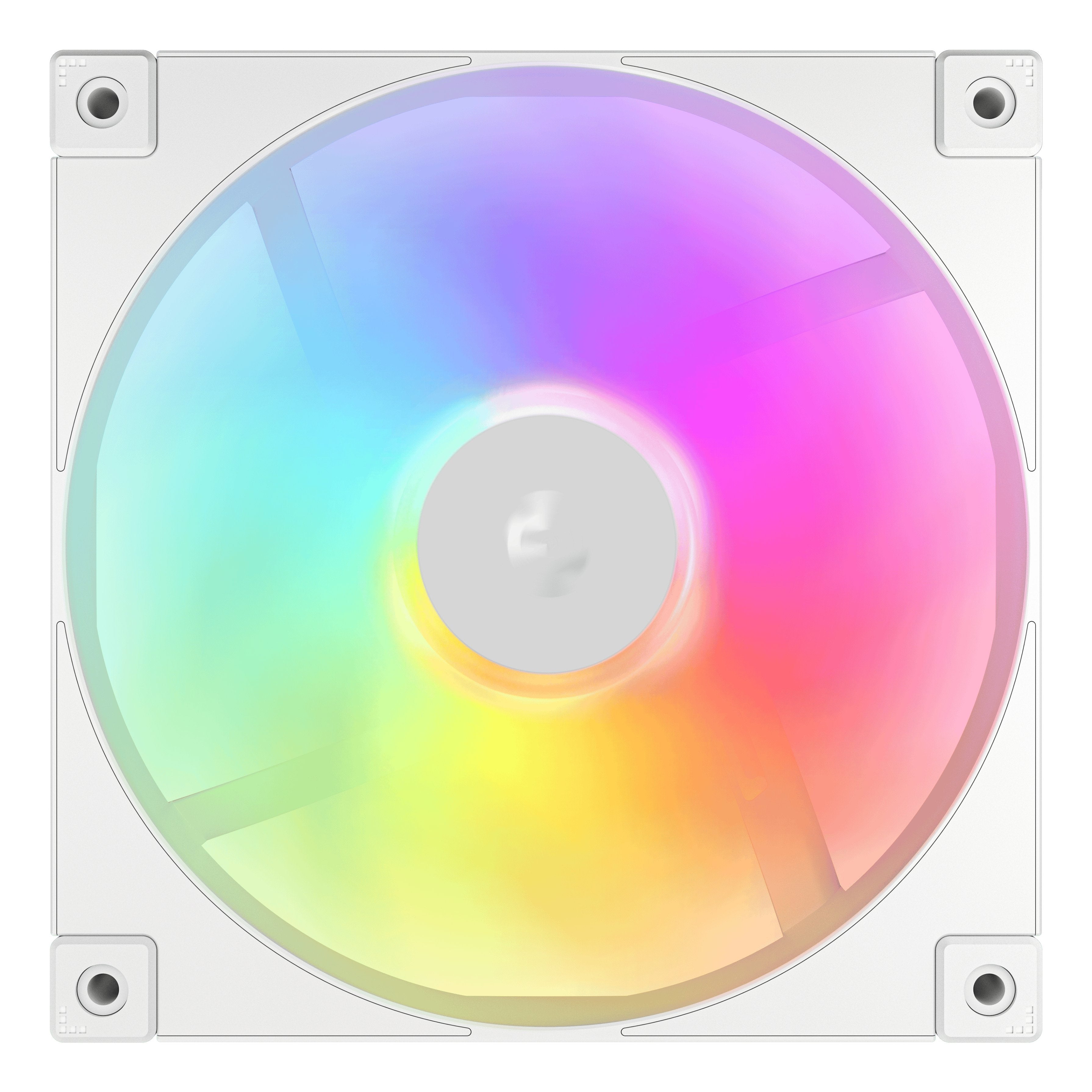 Ventilador De Caja Blanco,  Deepcool Fd14 Argb Wh 140x140x25 140 Mm R-Fd14-Whapn1-G