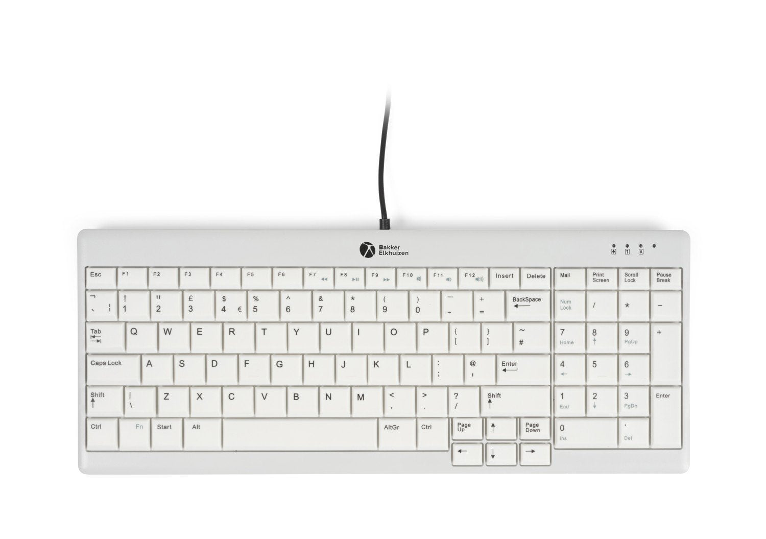 EAN 8719274677680 - BakkerElkhuizen UltraBoard 960 V2 teclado Oficina USB QWERTY Inglés de EE. UU. Gris imagen 1
