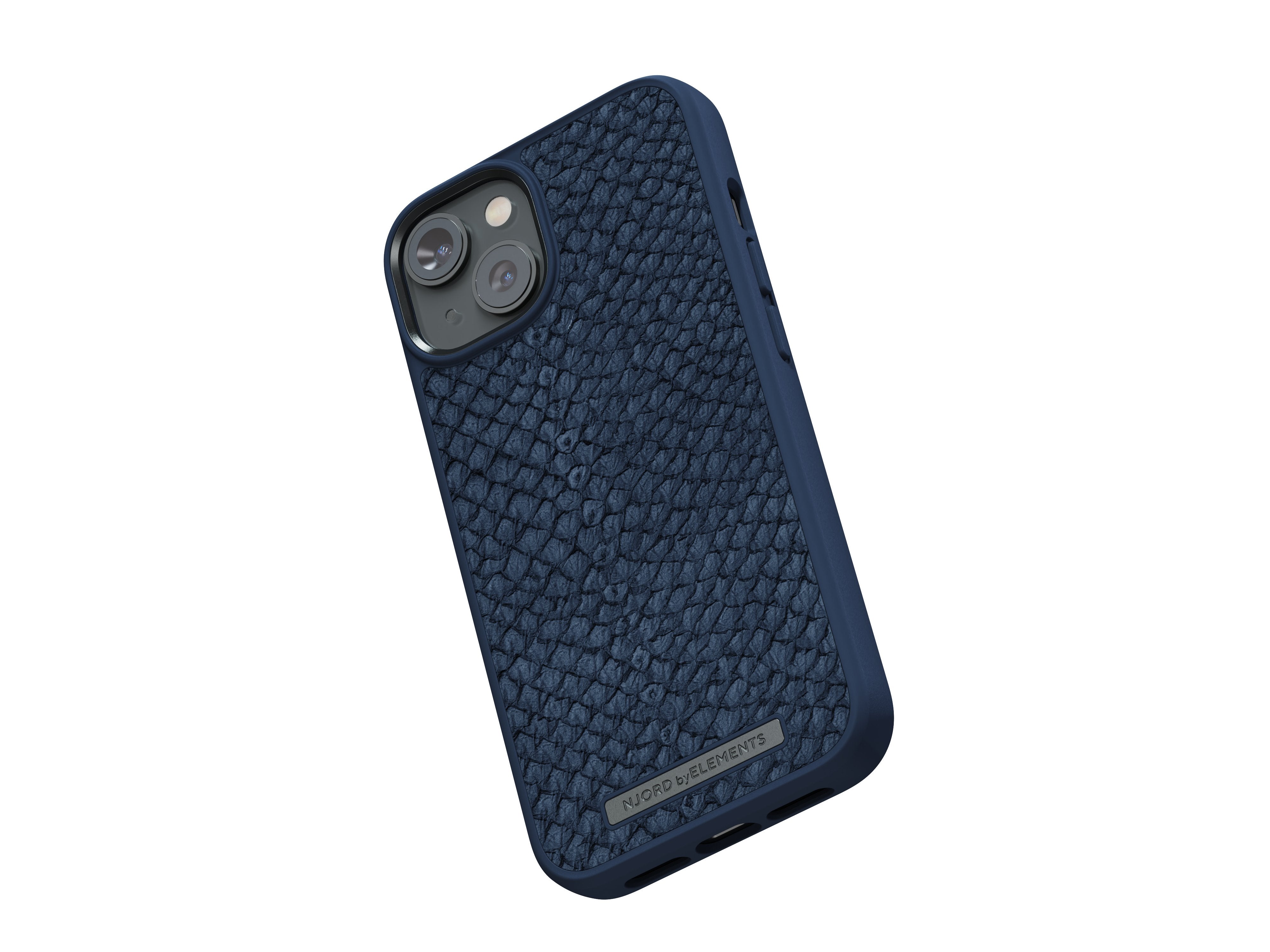 Funda De Cuero Iphone 14 (6.1) Azul