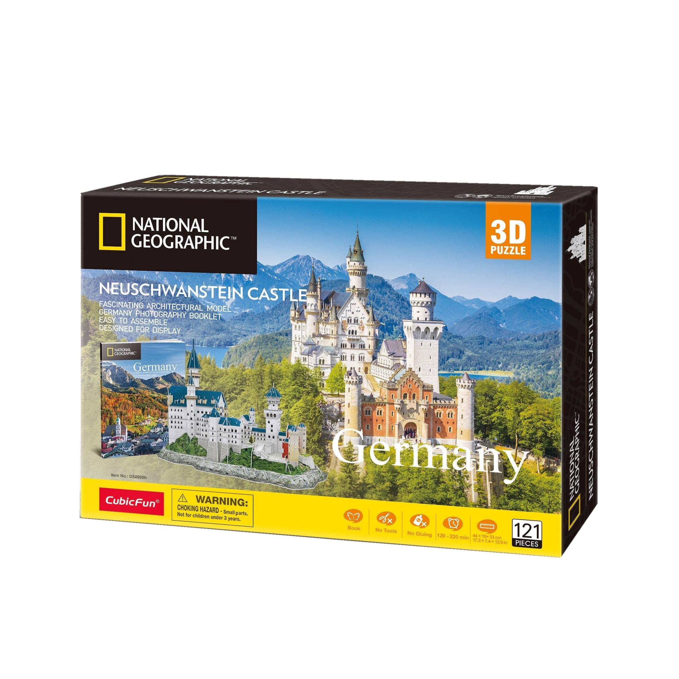 EAN 6944588209902 - CubicFun Neuschwanstein Castle Puzle 3D 121 pieza(s) Edificios imagen 5