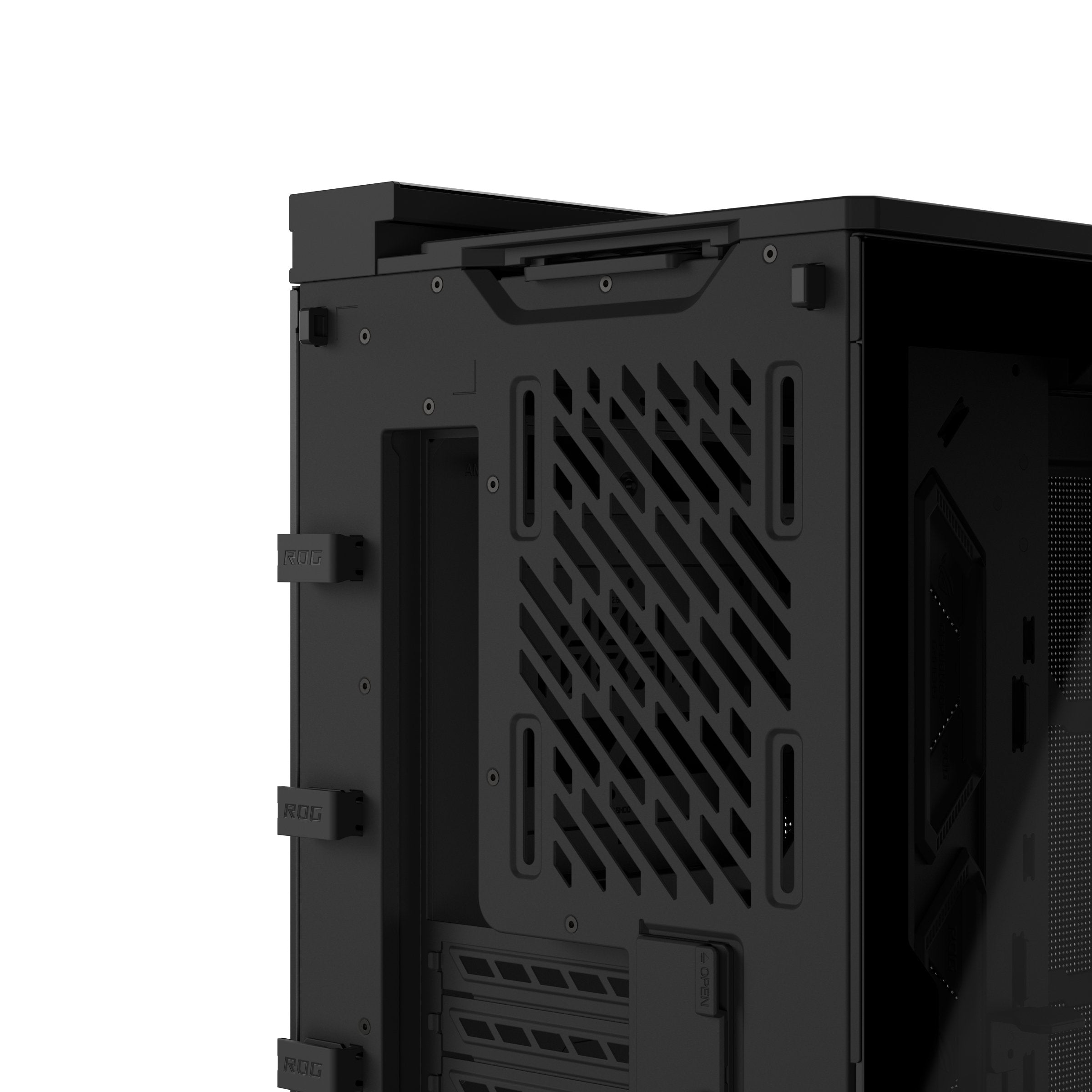 Asus Rog Cronox Gr801 Curve Tg Argb Black Midi Tower Negro