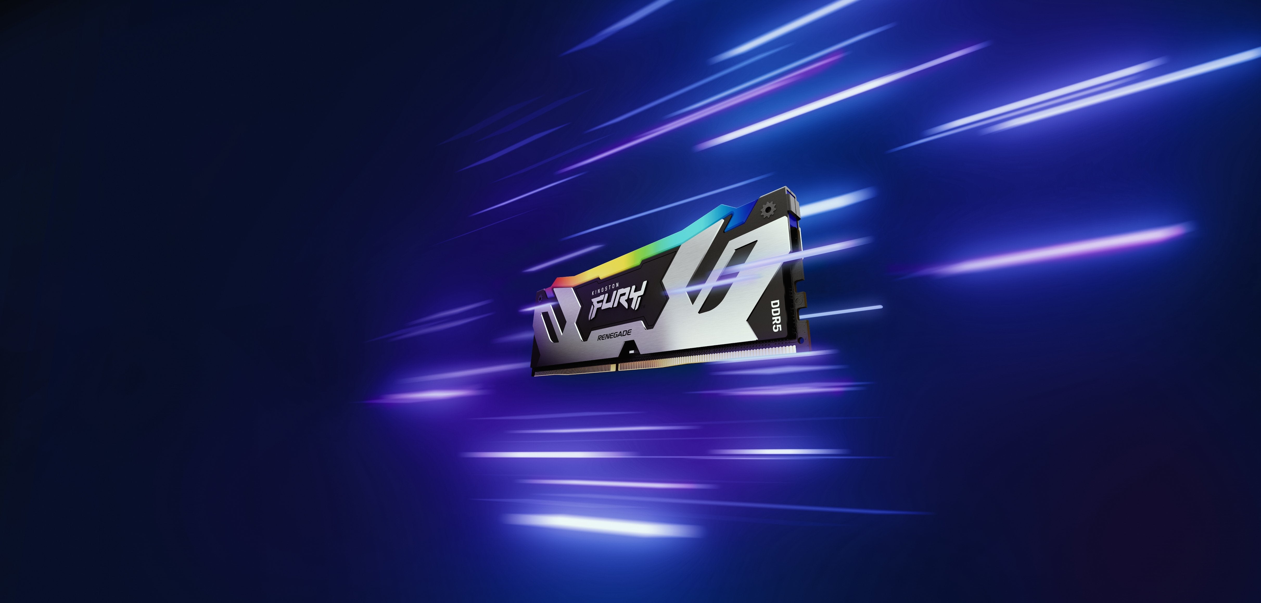 Memoria Ram Kingston Fury Renegade Rgb 32gb (2x16gb) Ddr5 6400 Mhz Cl32 Kf564c32rsak2-32