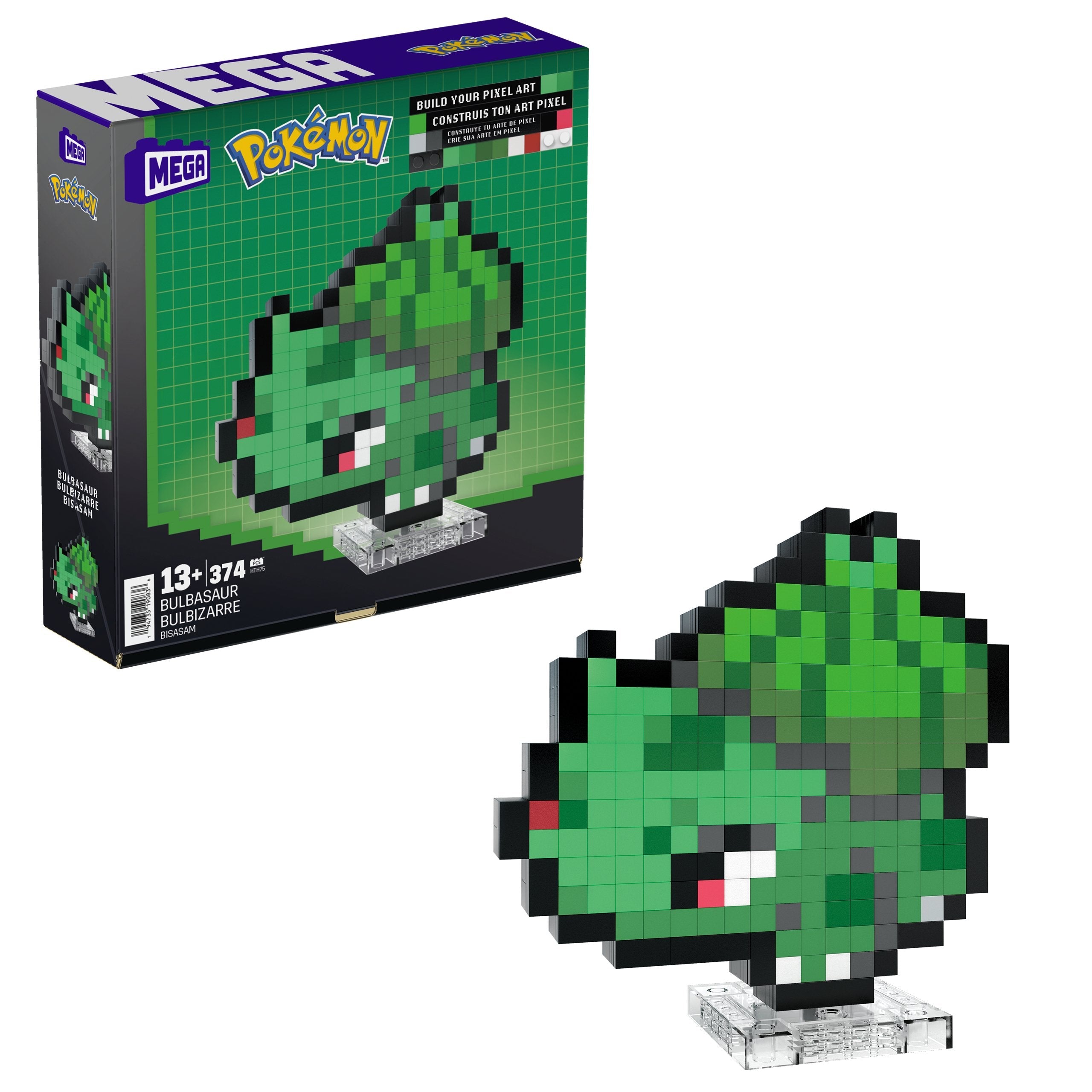 Mattel Mega Pokémon Bisasam Pixel Art Hth75