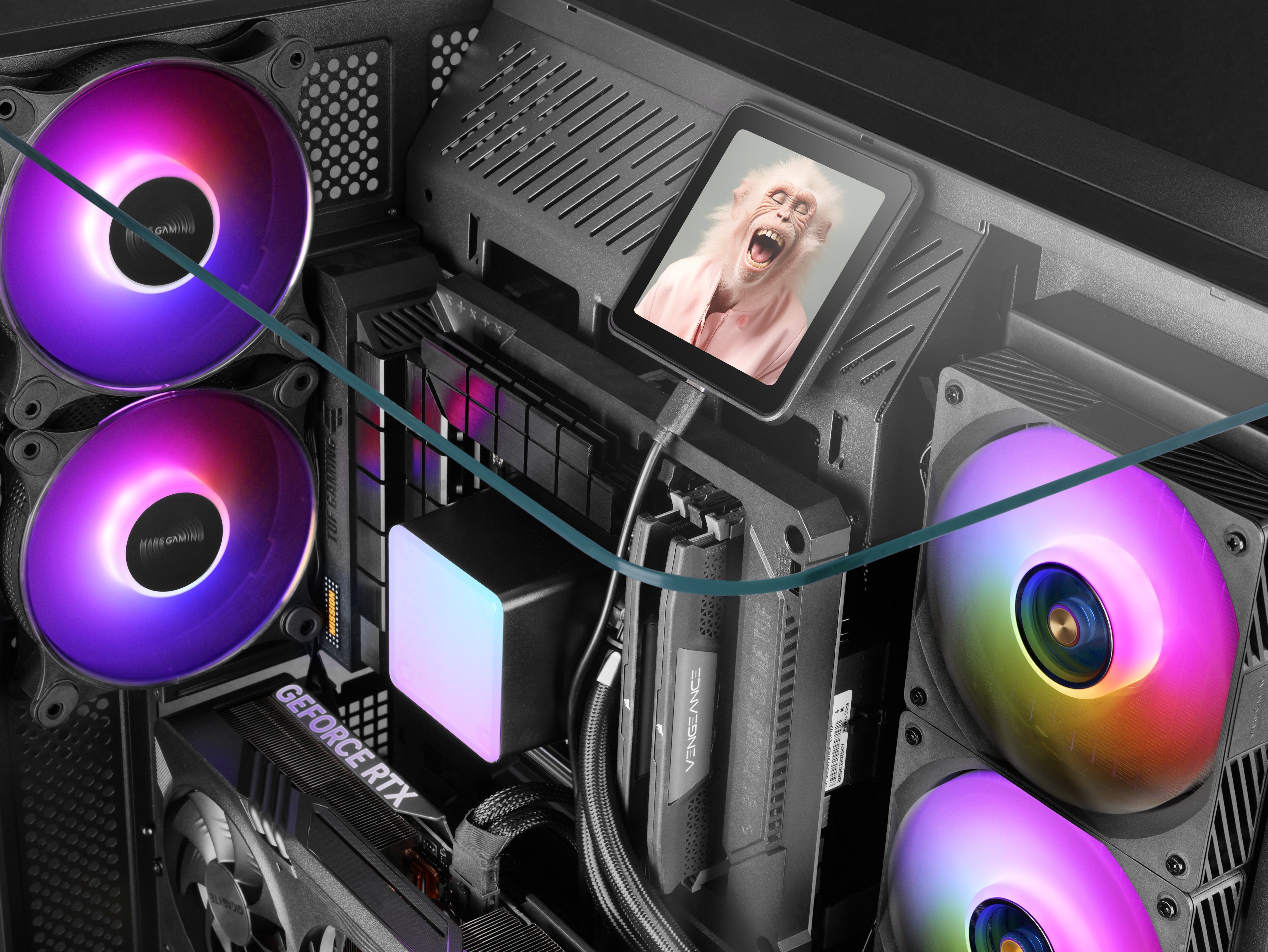 Refrigeración Líquida Cpu  Mars Gaming Ml-Visionpro360  Todo En Uno 12 Cm Negro 1 Pieza(S)