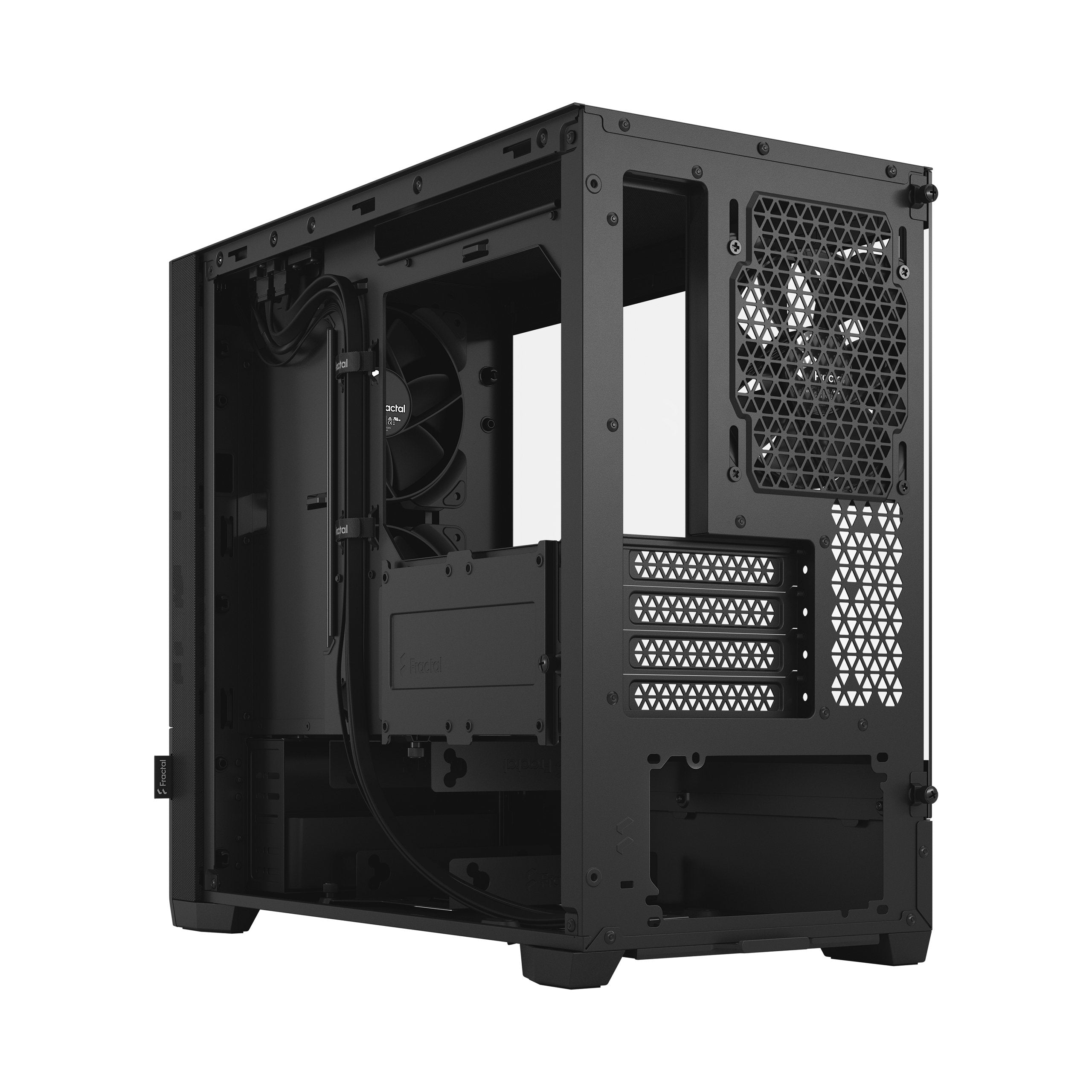 Caja Pc Fractal Design Pop Mini Silent Black Tg Clear Tint, Tower-Gehäuse Fd-C-Pos1m-02