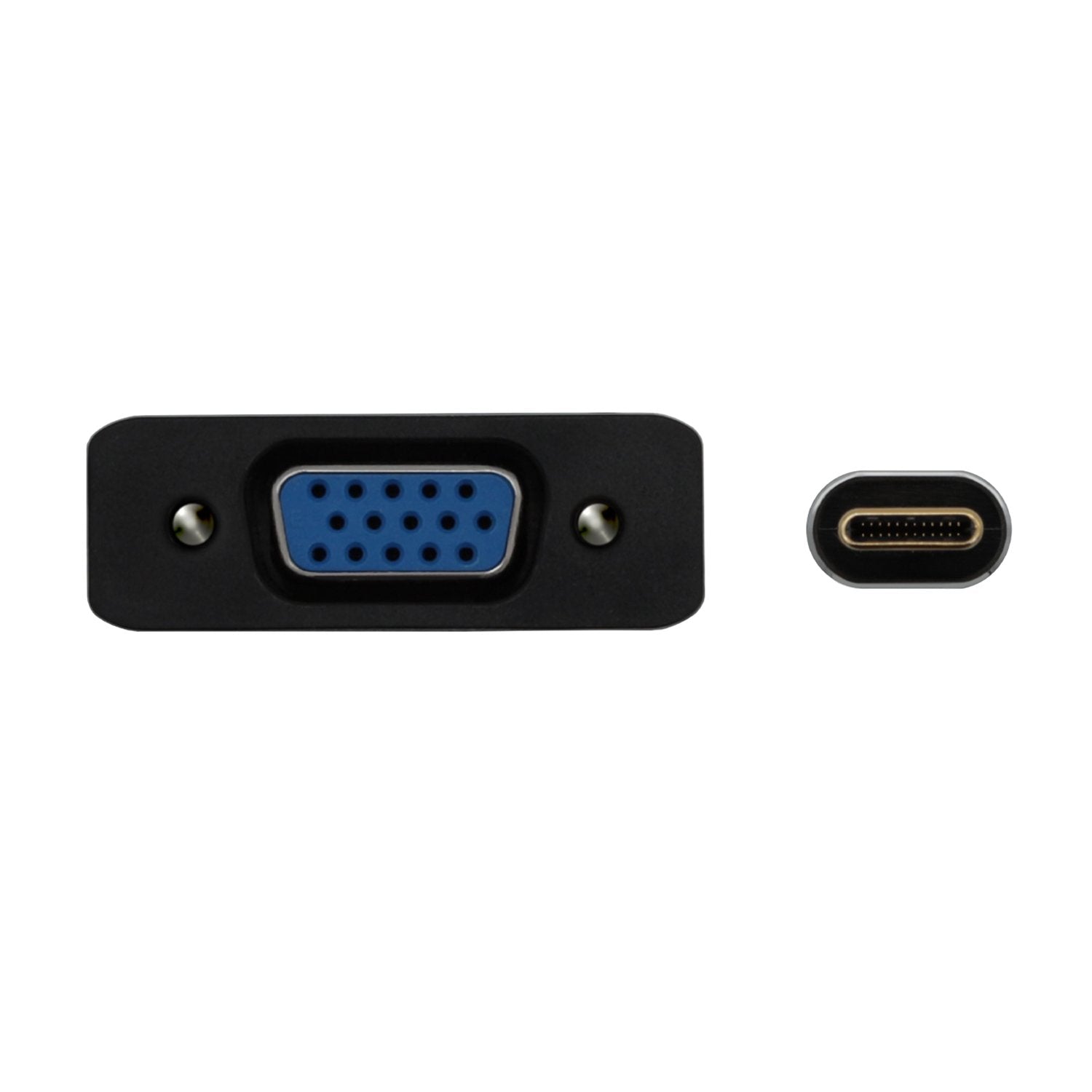 Aisens Conversor Aluminio Usb-C A Vga - Usb-C/M-Hdb15/H - 15cm - Gris