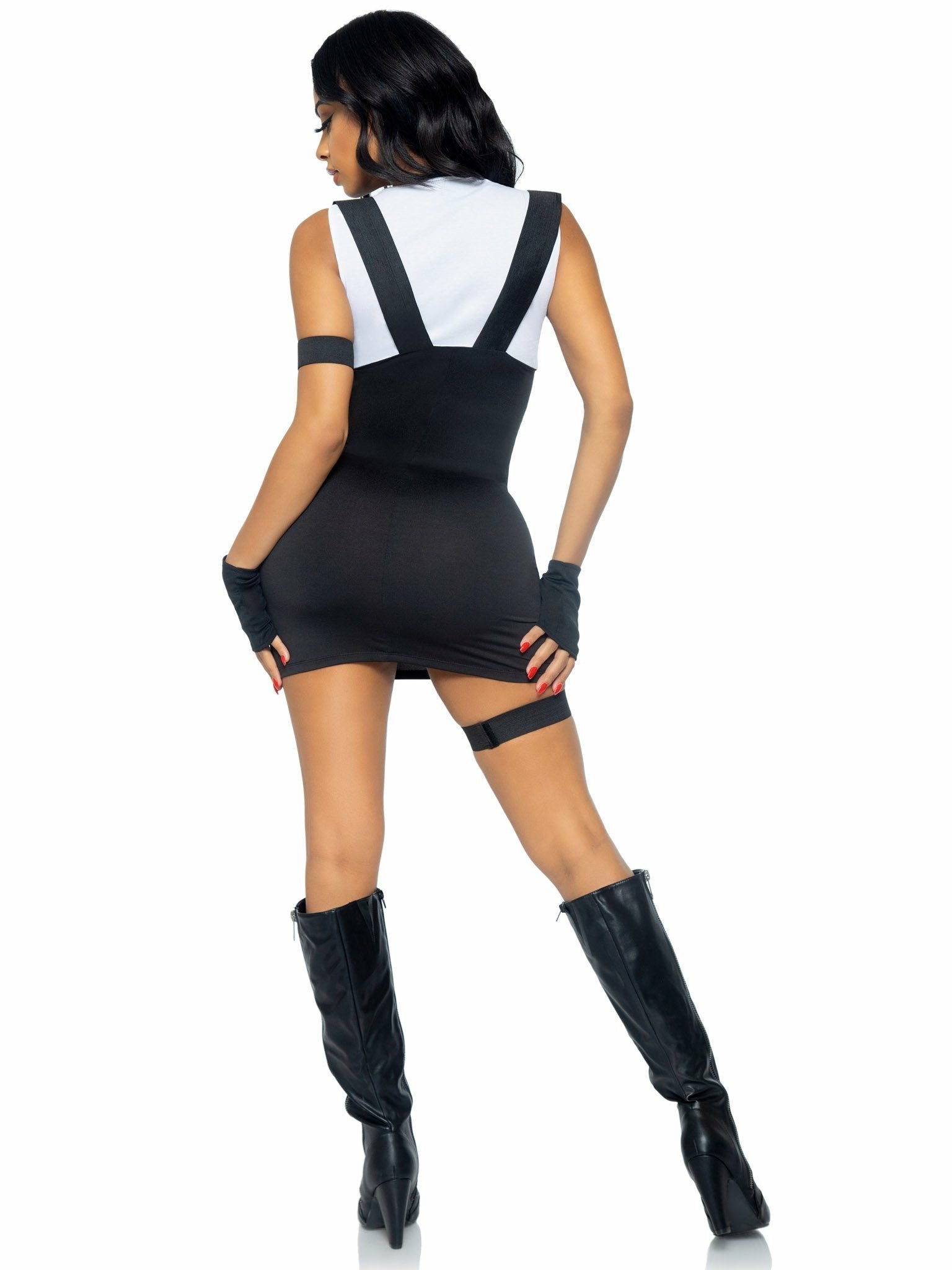 Leg Avenue - Disfraz Oficial De Swat Sexy Negro S/M
