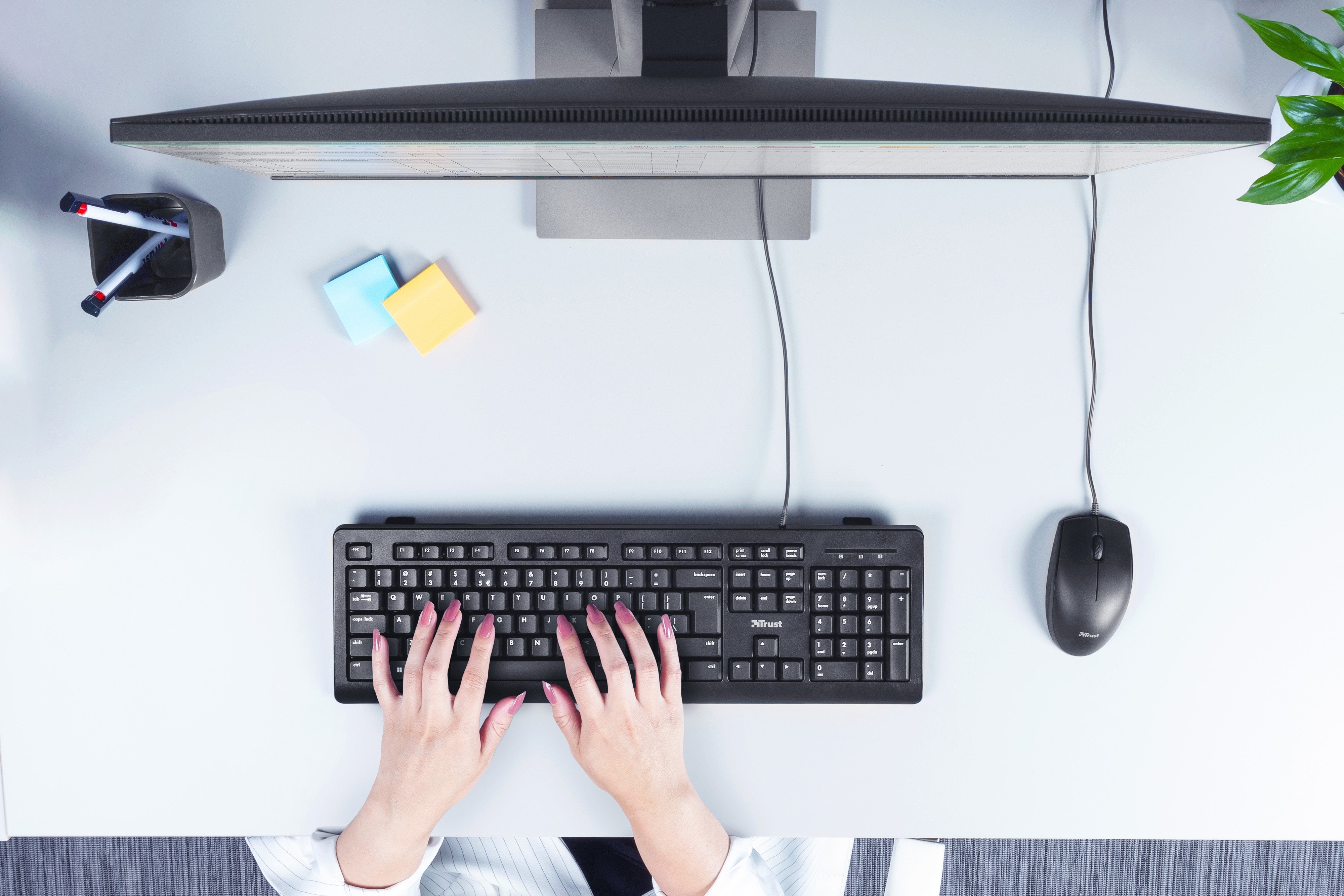 Teclado Y Ratón Trust Tkm-250