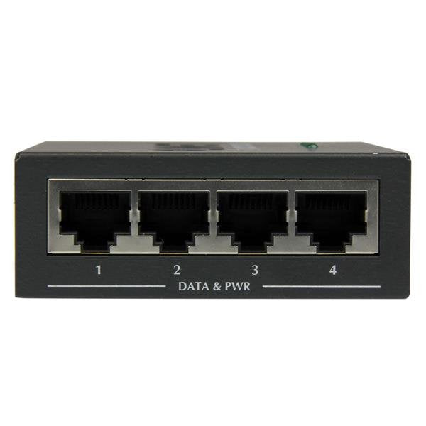 EAN 0065030859752 - StarTech.com POEINJ4G ampliador de red Transmisor de red Negro imagen 3