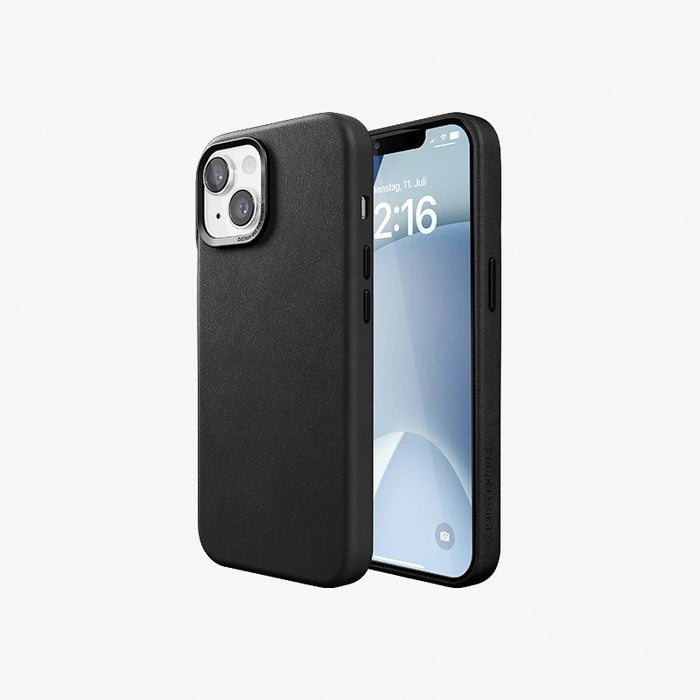 Woodcessories Bio Leather Funda Magsafe Iphone 15 Plus Negro
