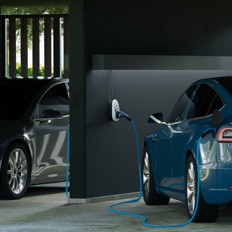 Go-E Charger Gemini, 11 Kw (16a Trifásico), Caja De Pared (Blanco/Negro, Sin Cable)  Ch-04-11-51
