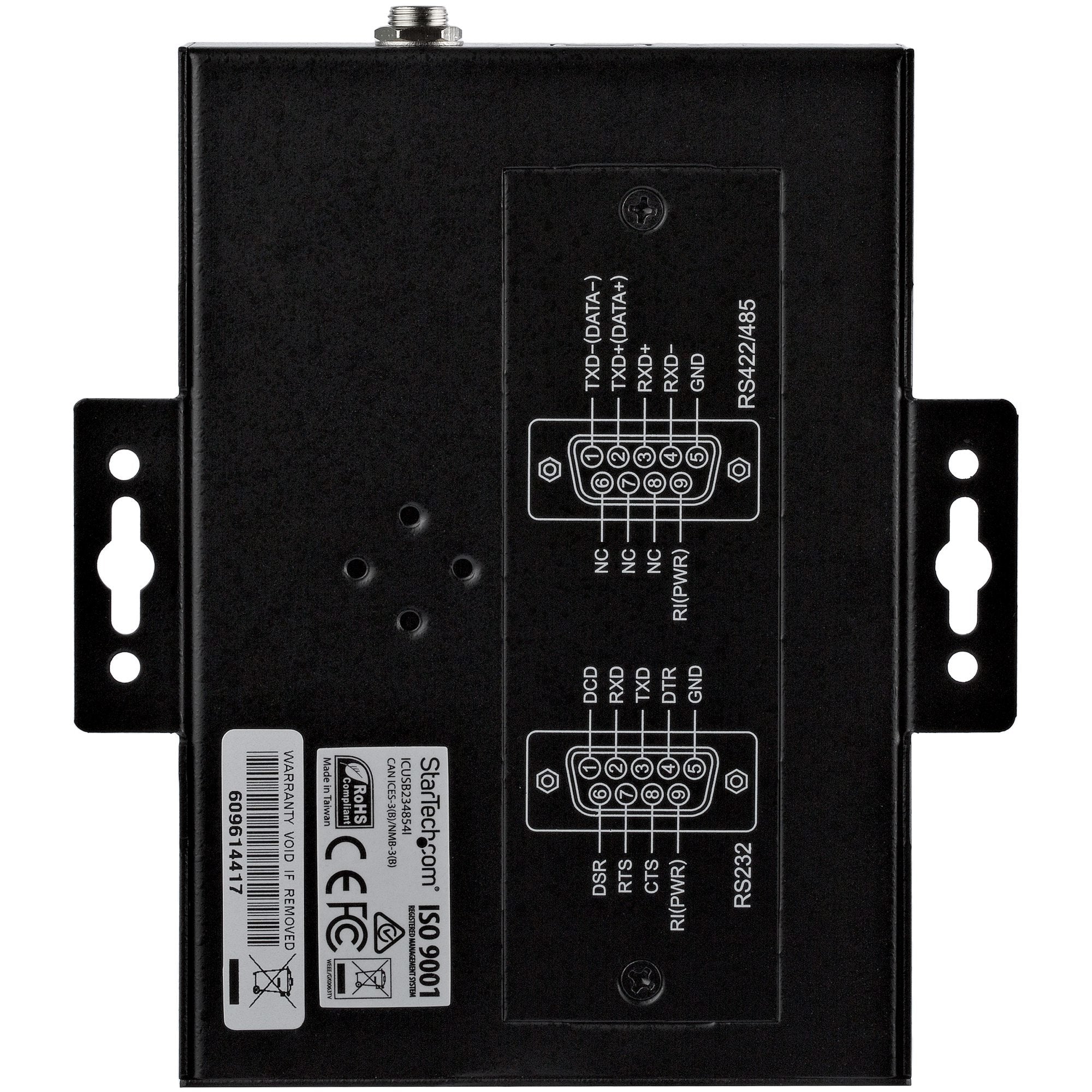 Startech.Com Adaptador Industrial Usb A 4 Puertos Serie Db9 Rs232 Rs422 Rs485 Con Protección Esd De 15kv - Cable Conversor Usb A Serial