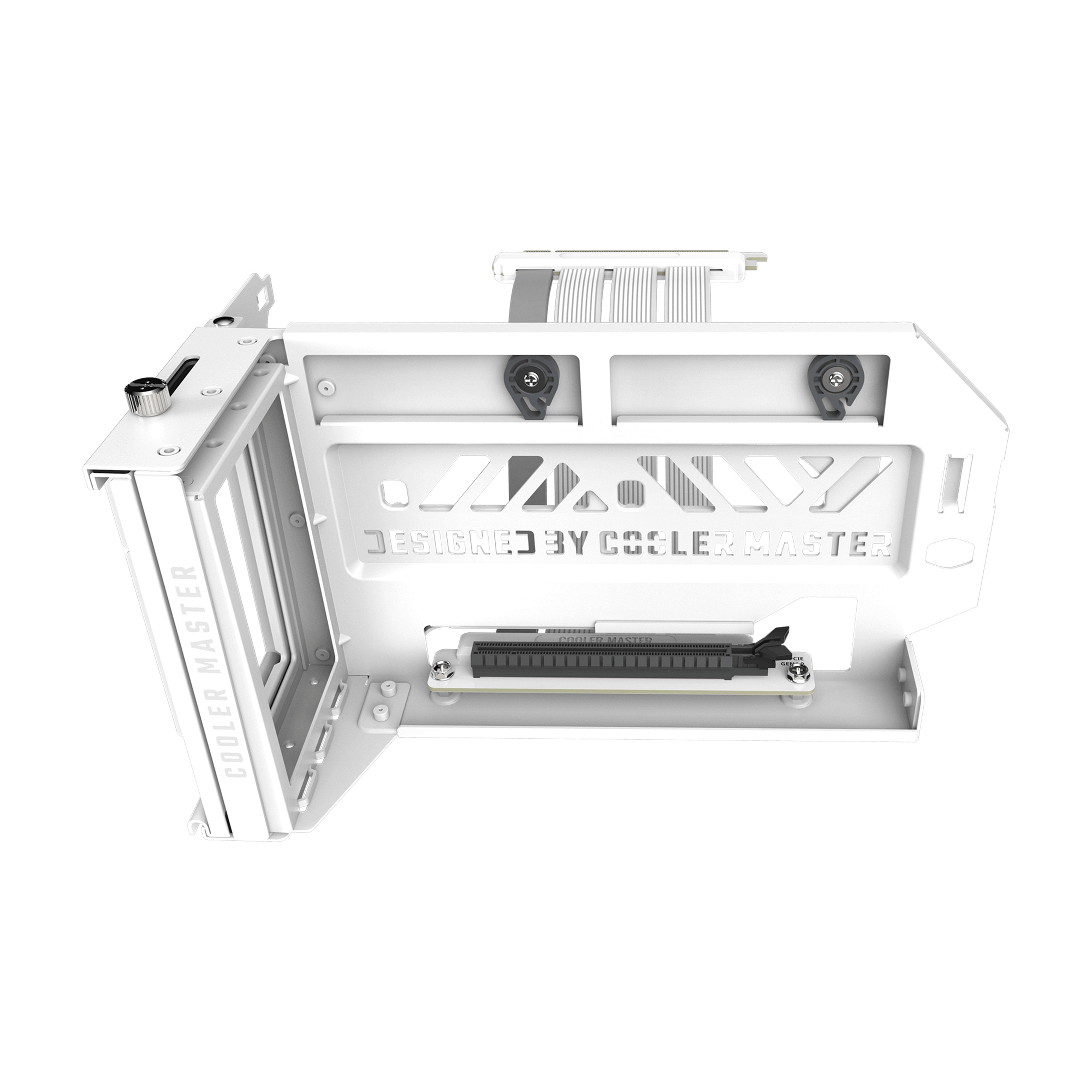 Kit De Soporte De Tarjetas De Gráficos Verticales Más Coorradores V3, White White Mca-U000r-Wfvk03