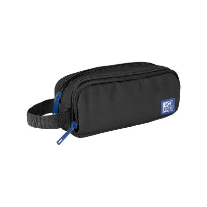 Oxford B-Smart Estuche Portatodo - 3 Compartimentos - Asa Lateral - Fabricado En Material Reciclado - Color Negro