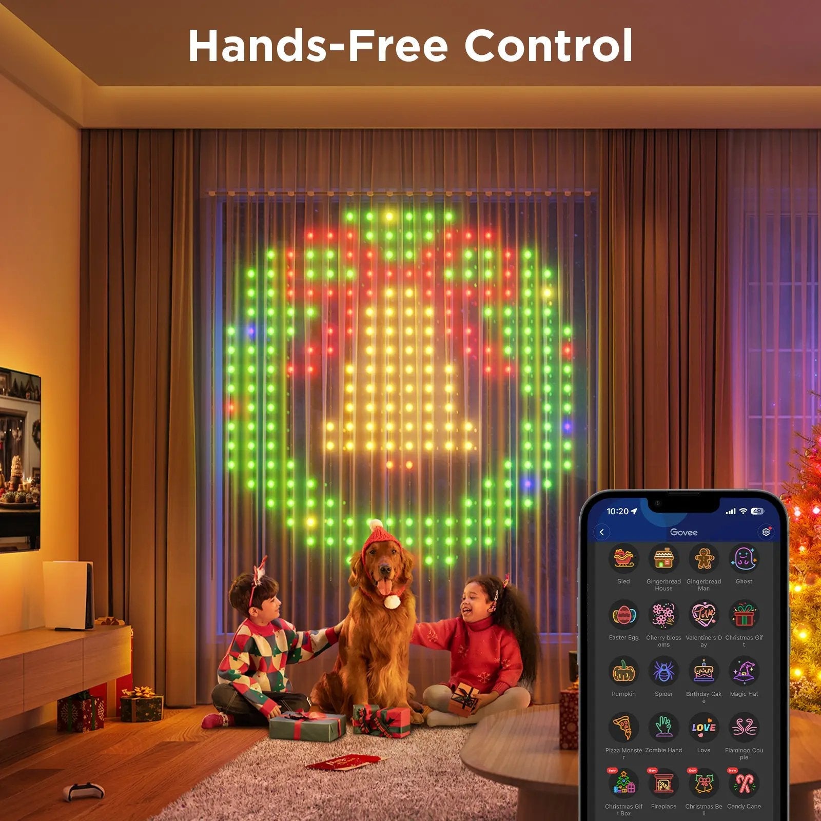 Govee H70bc Wifi & Bluetooth Curtain Light (Netflix Co-Branding Version)