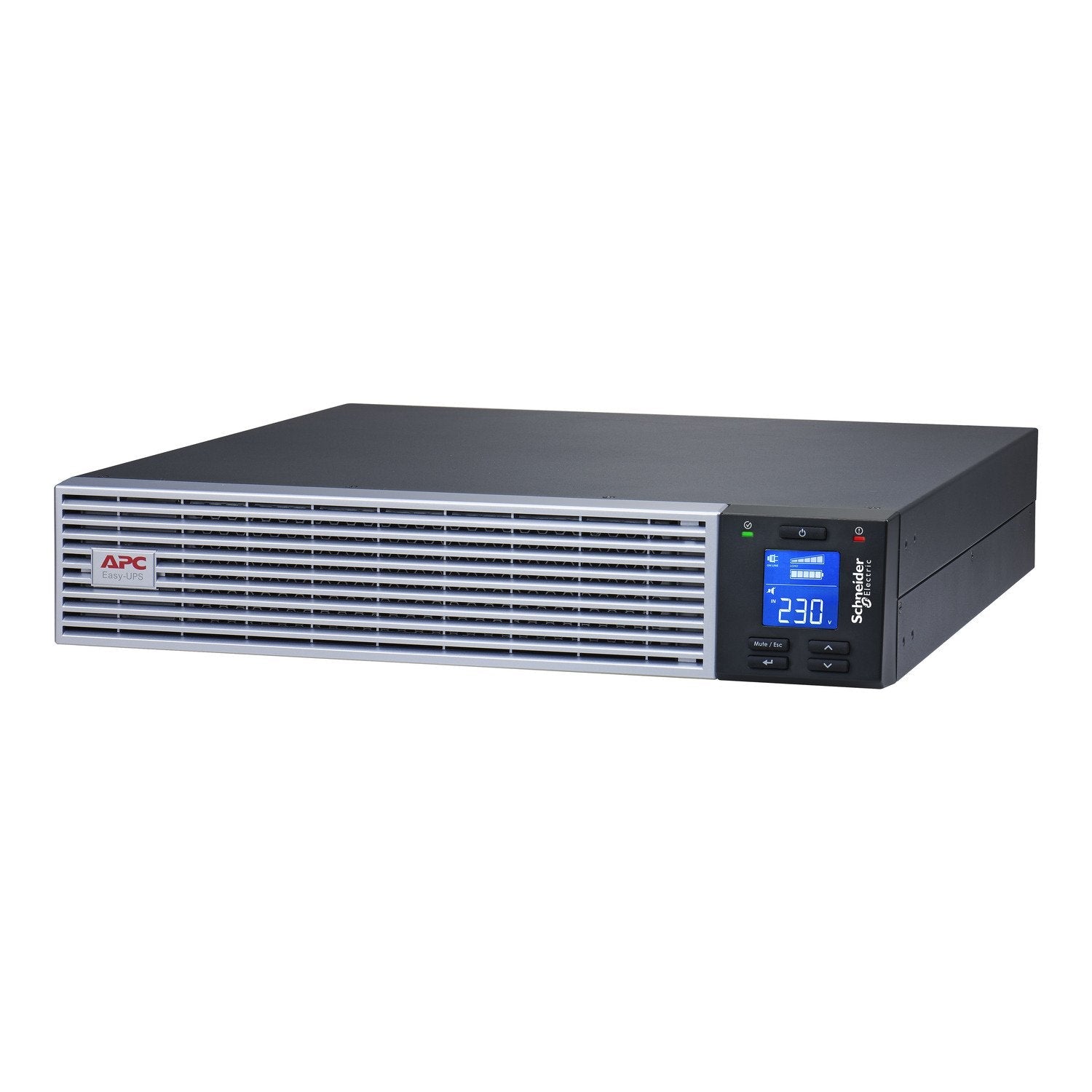 Apc Easy Ups On-Line Srvl Ups (Montaje En Bastidor) Lithium-Ion Intelligent Card Slot With Rail Kit Ca 230 V 1800 Vatios 2000 Va 1 Fase 432 Wh Rs-232 Usb Conectores De Salida: 6 Pfc 2u Negro Con Bisel Frontal En Plateado