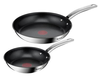 Juego De Sartenes Tefal B817s255 Acero Acero Inoxidable 2 Piezas 20 Cm Y 26 Cm