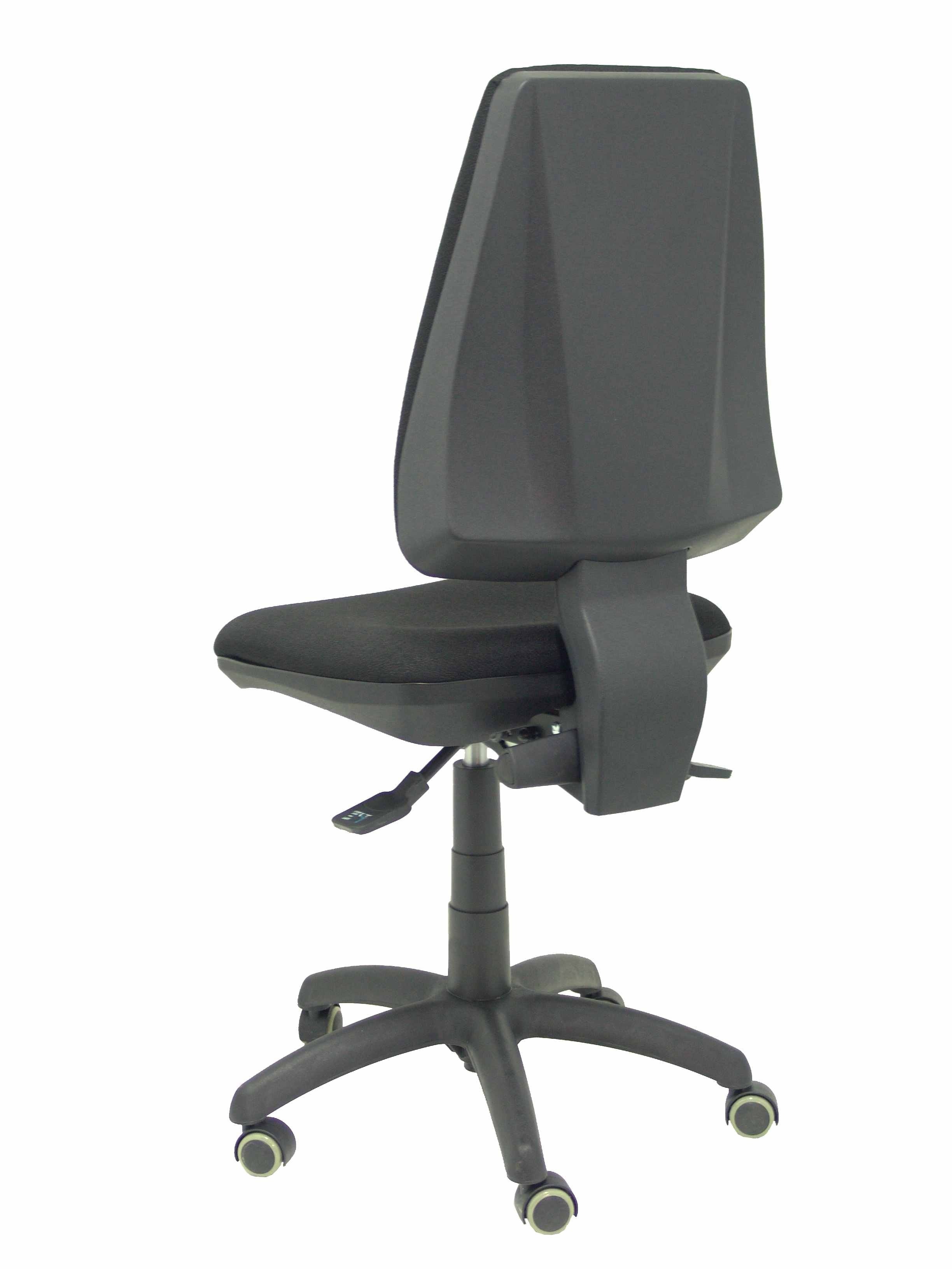 Silla Elche S Bali Negro Ruedas De Parquet