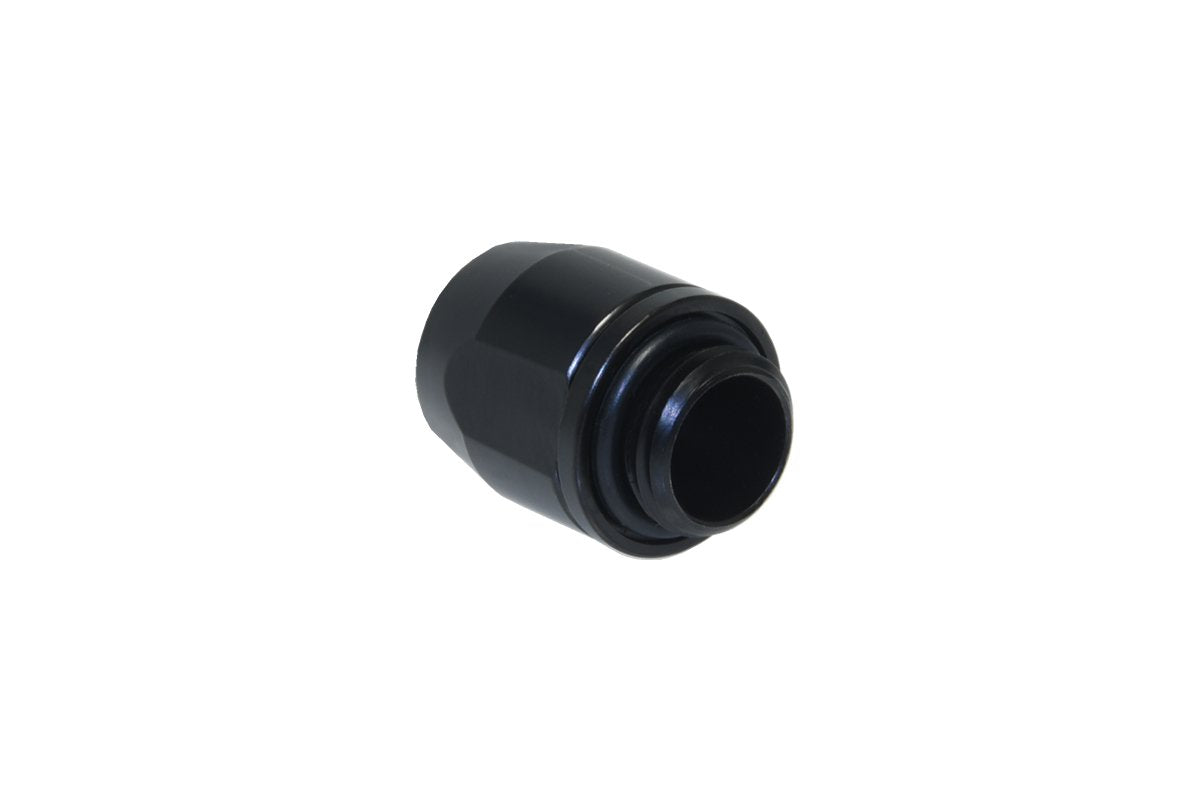 Tobera De  Rosca Alphacool Hf Tpv Metal - Recta - Negra 17454