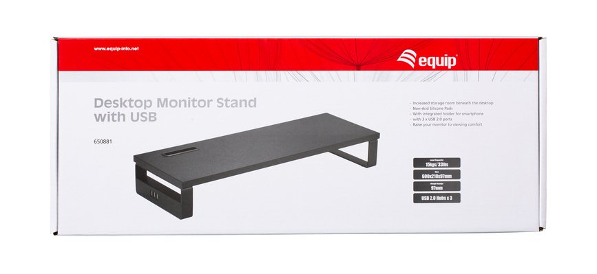 Soporte De Escritorio Para Monitor Con Hub Usb Integrado
