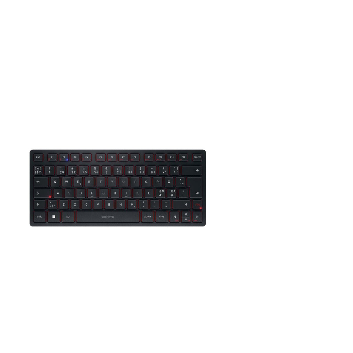 Cherry Tas Kw 9200 Mini Diseño Pn Inalámbrico Negro