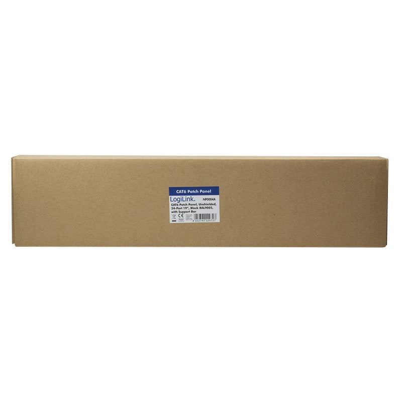 Logilink Np0004a Patchpanel 24 Puertos Rj45 19 "Cat6 Sin Proteger
