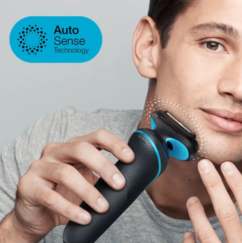Braun Series 5 51-M4500cs Máquina De Afeitar  Negro, Azul
