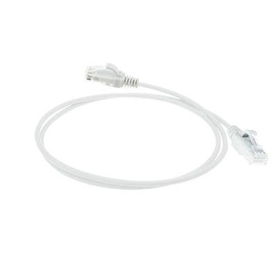 Latiguillo Cat 6, U-Utp,  5.00 M, Blanco, Lszh Slim Act