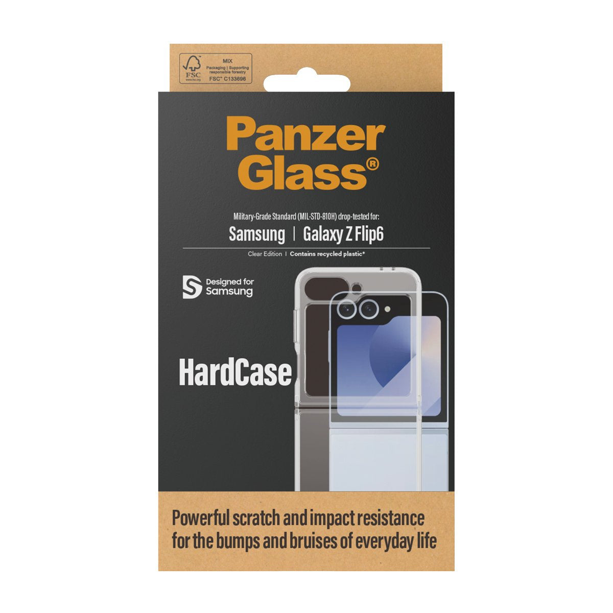 EAN 5715685002137 - PanzerGlass ® HardCase Transparent Samsung Galaxy Z Flip6 funda para teléfono móvil Transparente imagen 3