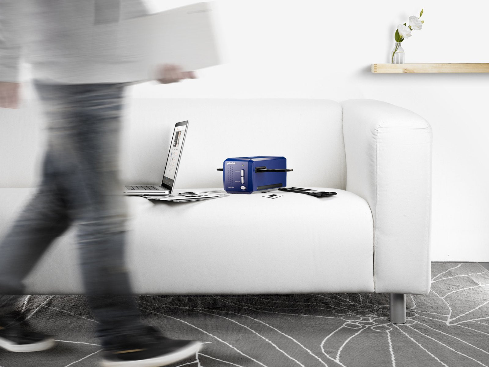 EAN 4042485365324 - Plustek OpticFilm 8100 Escáner de negativos/diapositivas 7200 x 7200 DPI Azul imagen 6