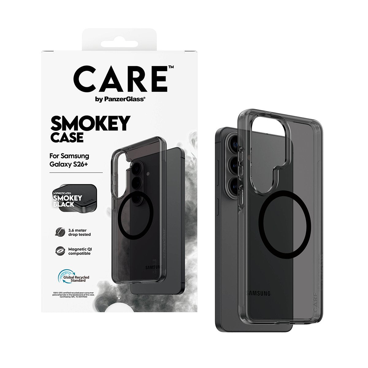 Panzerglass Care Urban Explorer Case Smokey M. Negro Qi Samsung Galaxy S26+