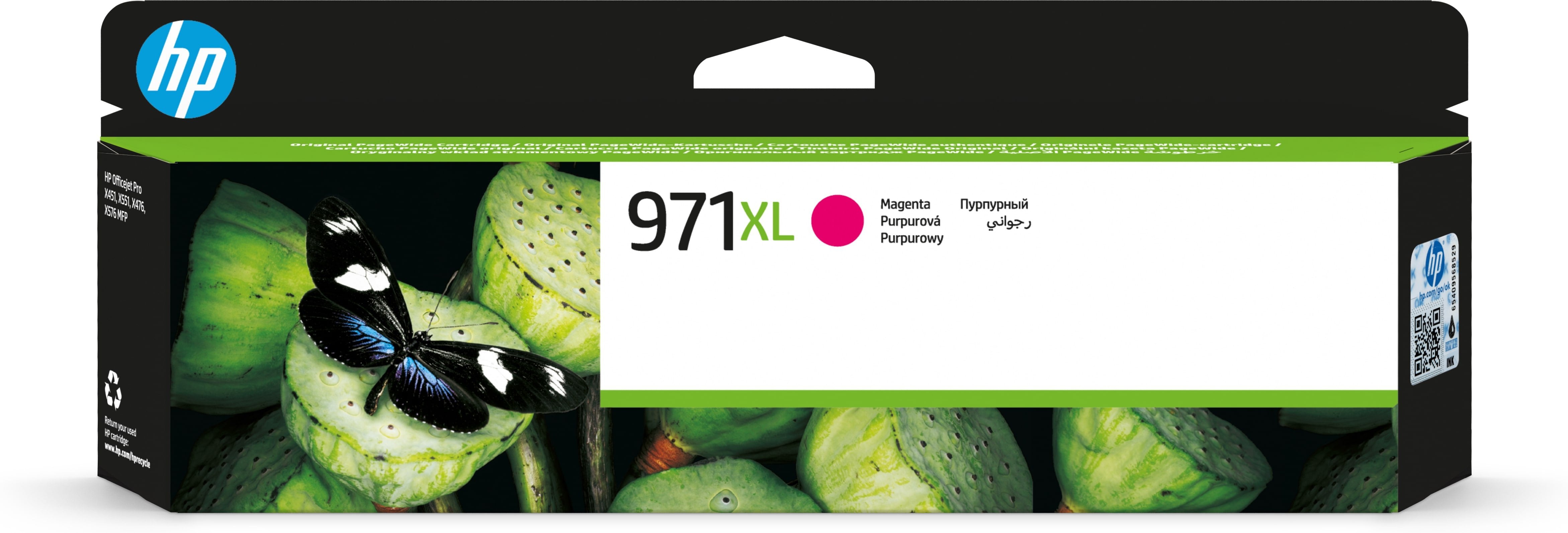 EAN 0193808066900 - HP 971XL High Yield Magenta Original Ink Cartridge cartucho de tinta 1 pieza(s) Alto rendimiento (XL) imagen 1