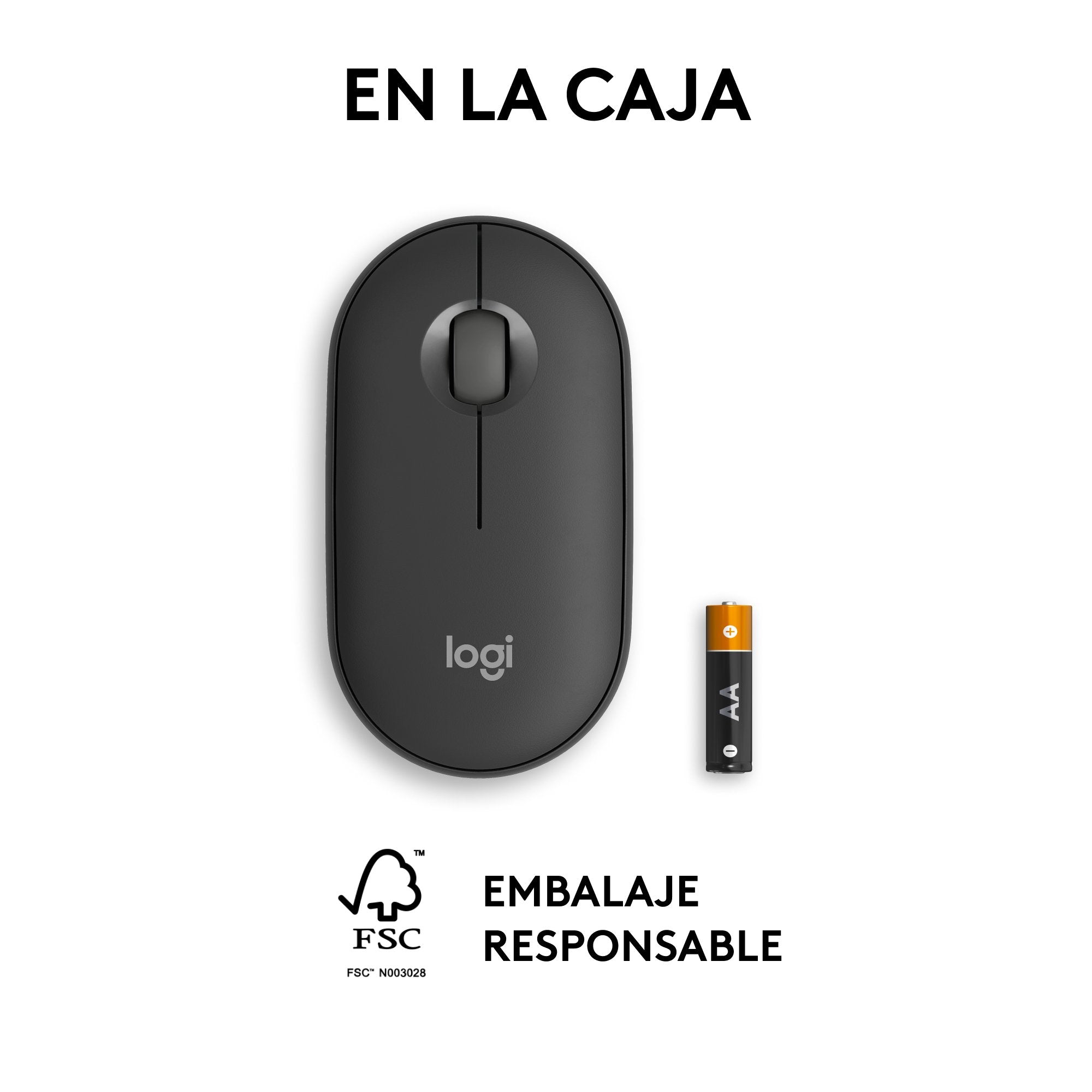 Raton Logitech Wireless Pebble 2 M350s Grafito 910-007015