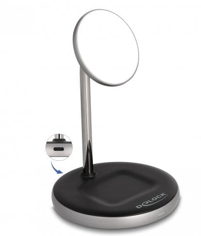 Delock Wireless Charger 2 In 1 Con 5 W / 7,5 W / 10 W / 15 W - Qi