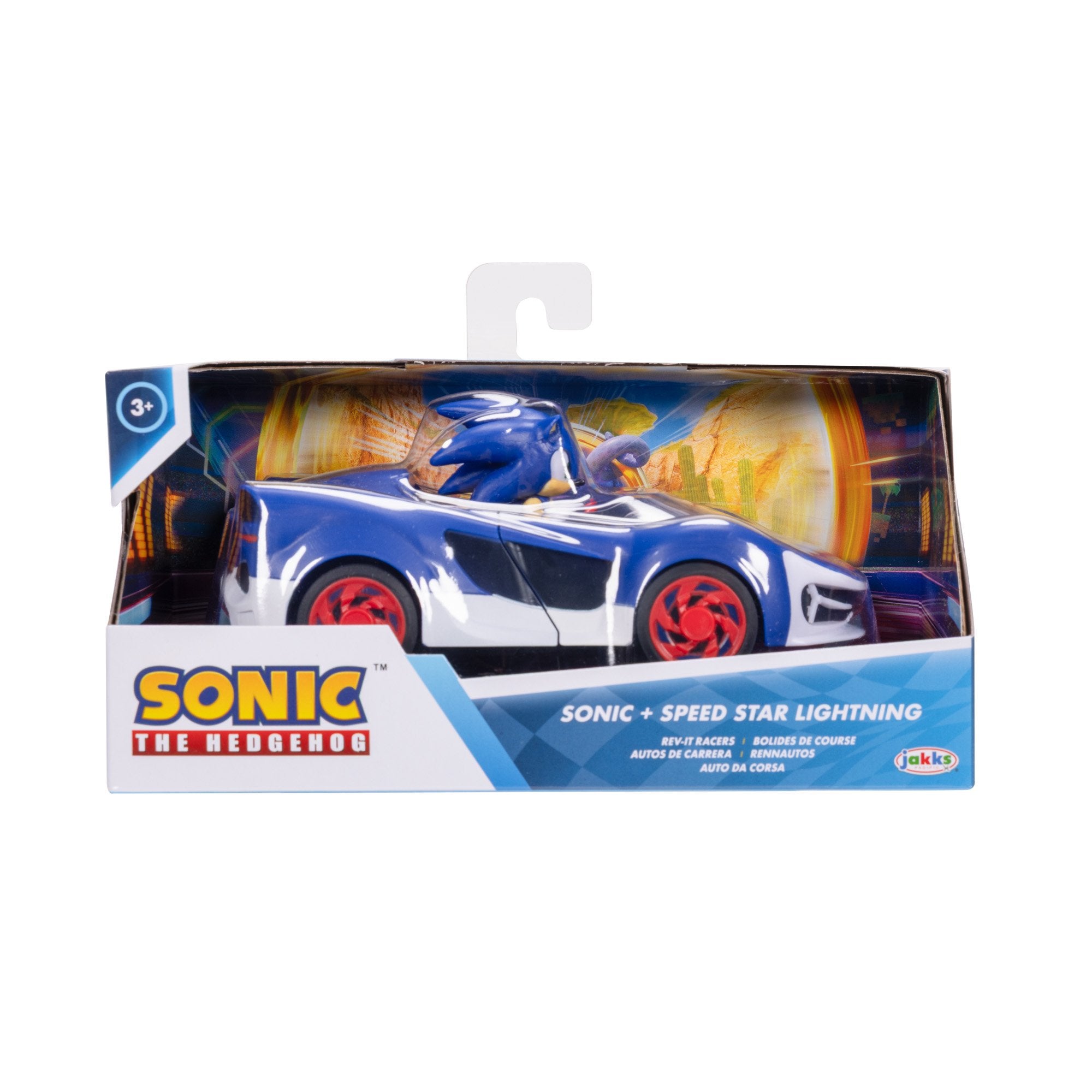 Vehiculo + Figura Sonic The Hedhehog 7cm Surtido