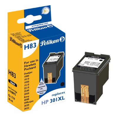 Tinta Pelikan  Hp 301xl Negro Remanufactured Retail