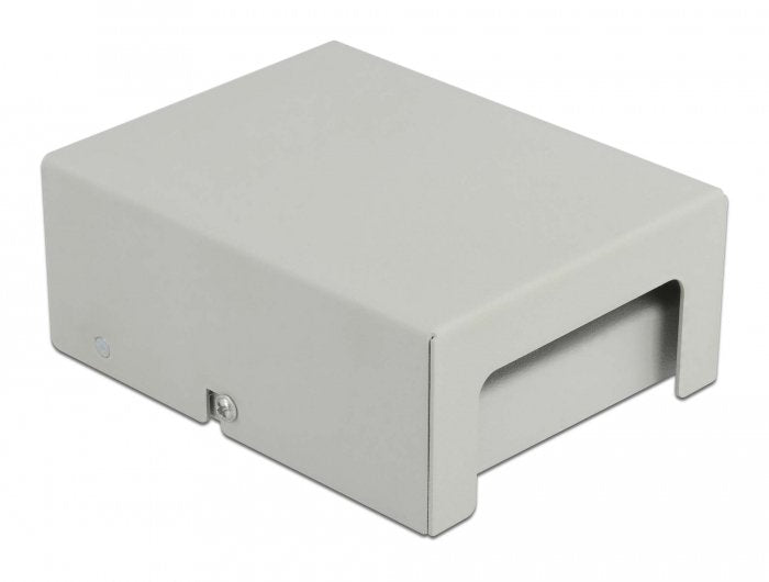 Delock Keystone Patchpanel 4 Port Grau