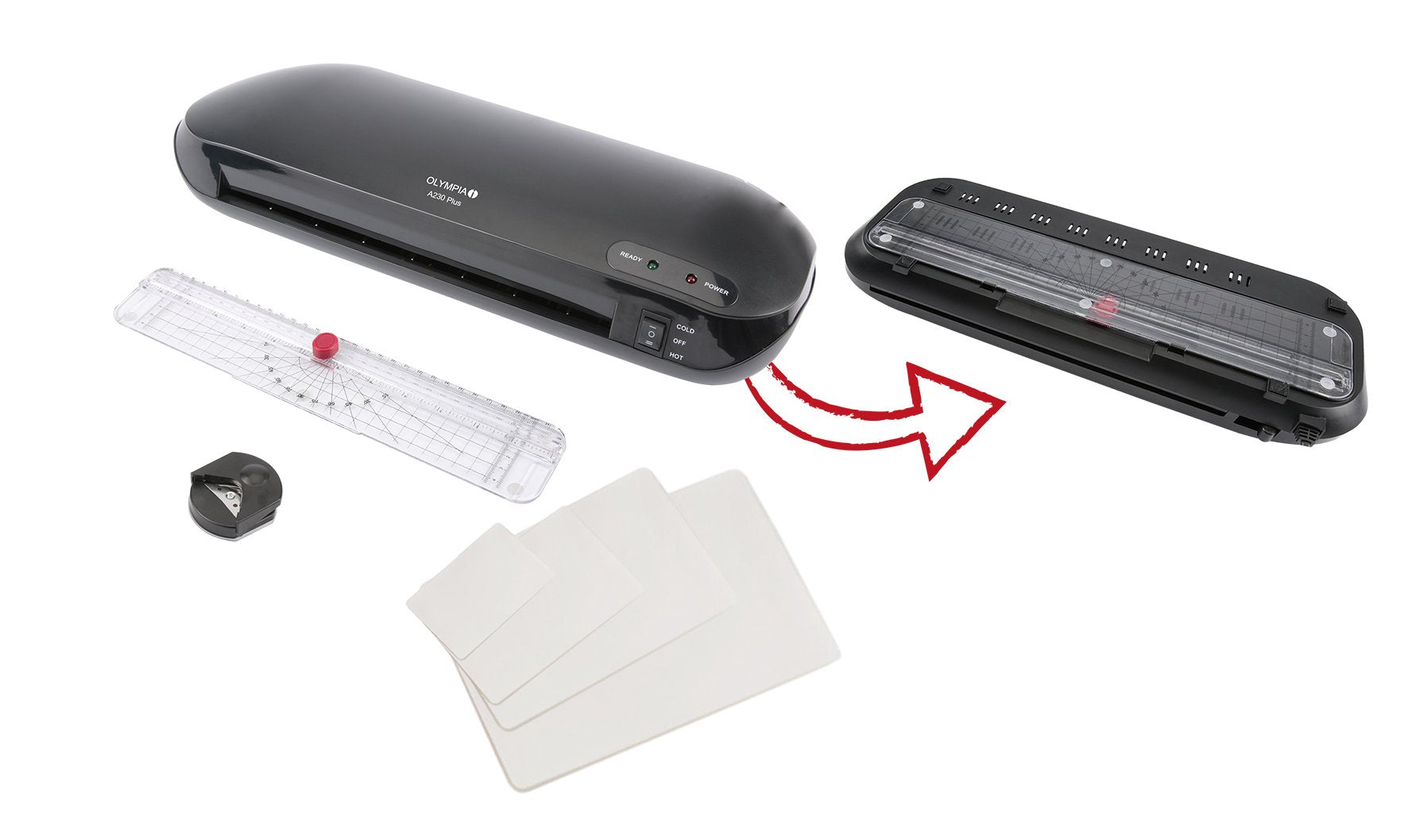 Plastificadora Olympia Laminierset A4 4in1 A 230 Plus