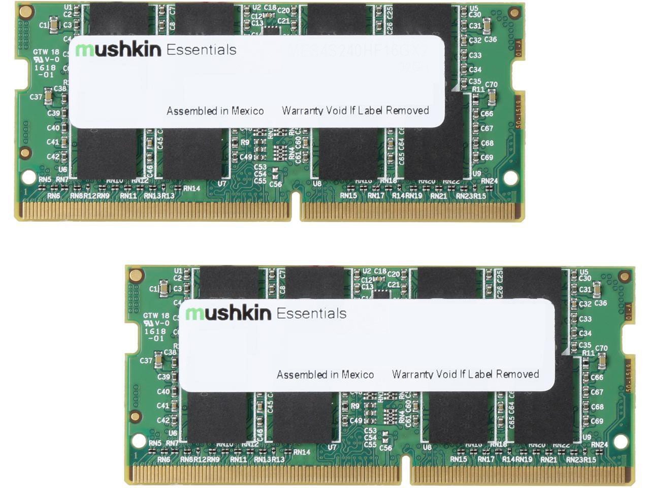 Memoria Ram Mushkin Essentials So-Dimm 64 Gb 2 X 32 Gb Ddr4 2666 Mhz