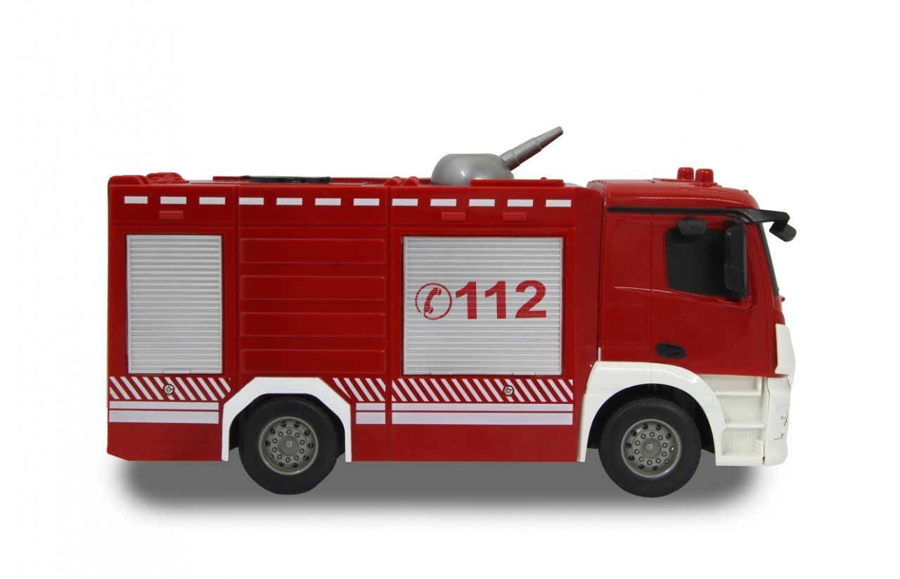 Jamara Fire Fighter Mercedes-Benz Antos Camión De Bomberos Motor Eléctrico 1:26, Radiocontrol