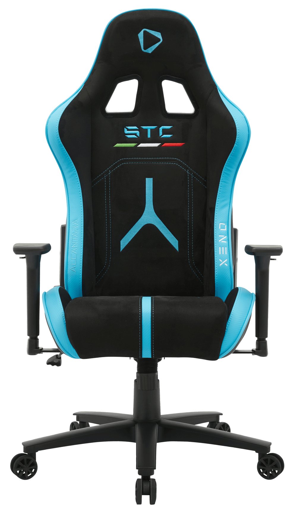 Silla Gaming  Onex Stc Alcantara Serie L - Negro Azul