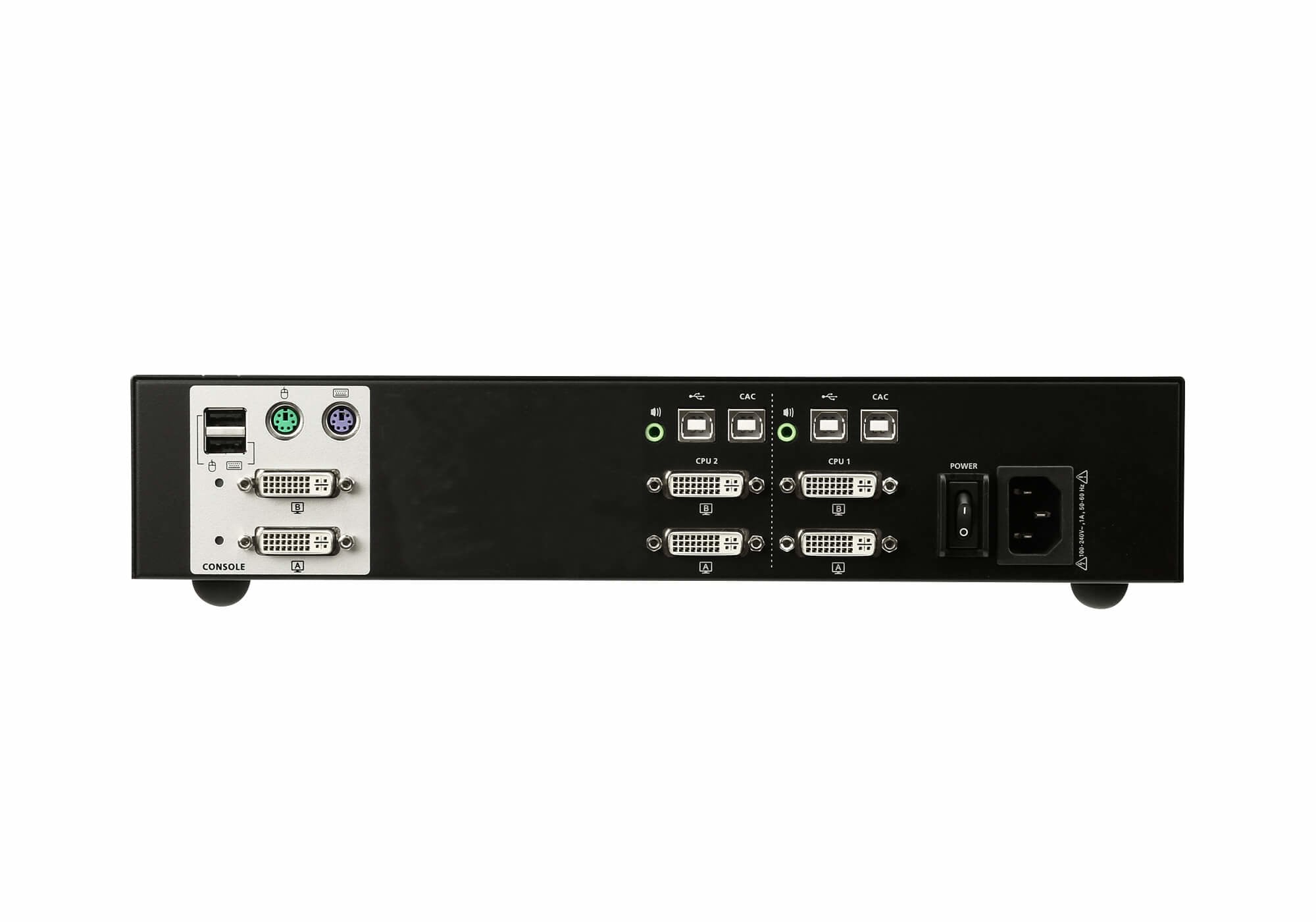 Conmutador Kvm Seguro 2-Port Usb Dvi Dual Display Secure Aten  Aten Kvm Seguro 2-Port Usb Dvi Dual Display Secure Kvm (Cs1142d-At-G)