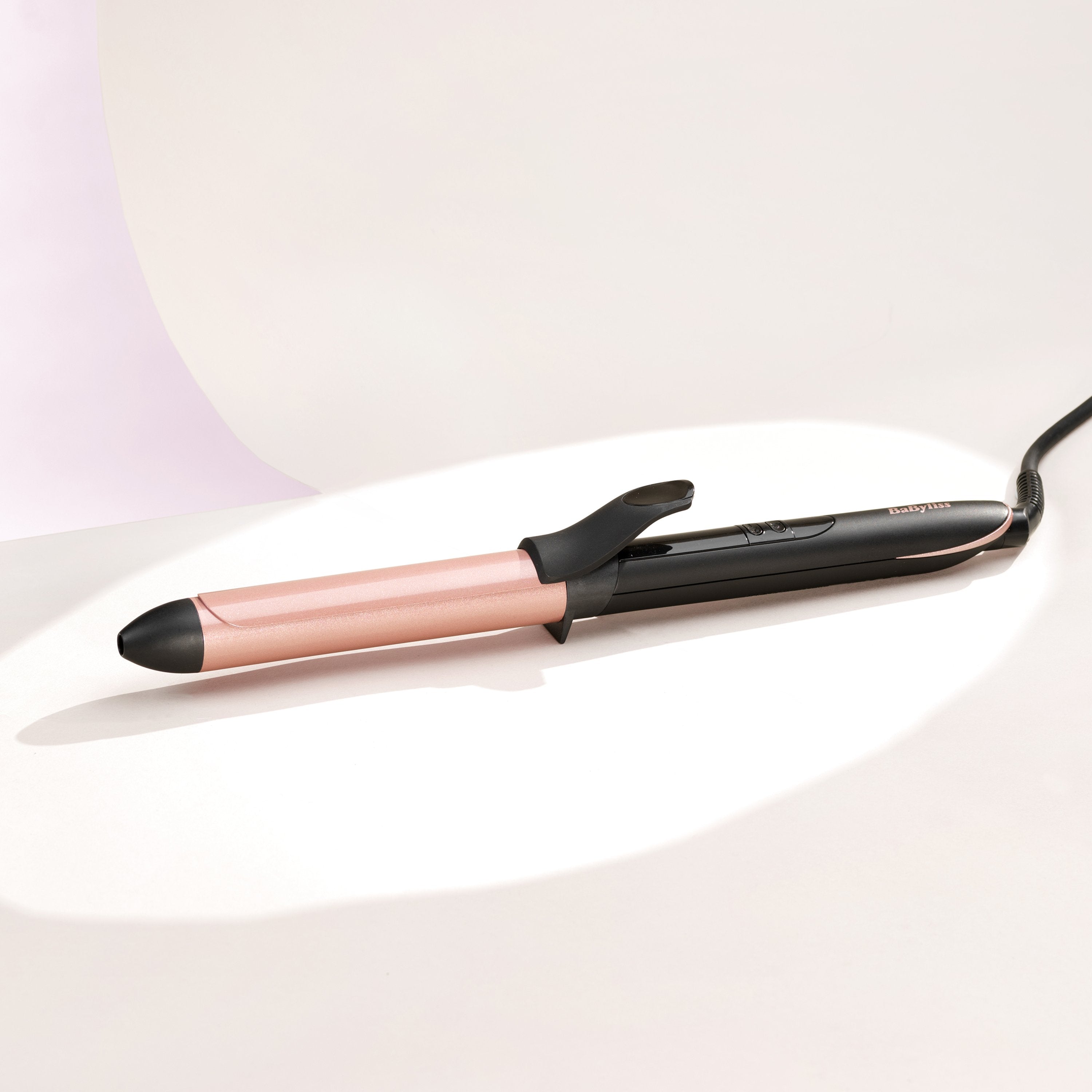 EAN 3030050153644 - BaByliss 25mm Curling Tong Rizador de pelo Caliente Negro, Oro rosado 2,5 m imagen 11