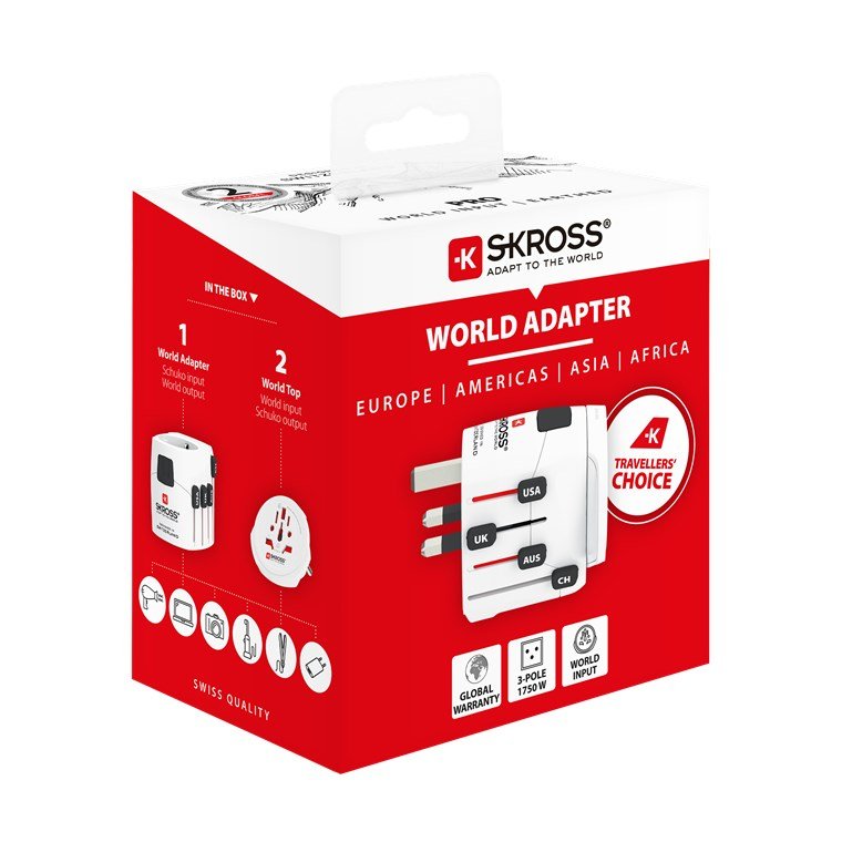 Set 2 Multi Adaptadores De Viaje Skross 1103180