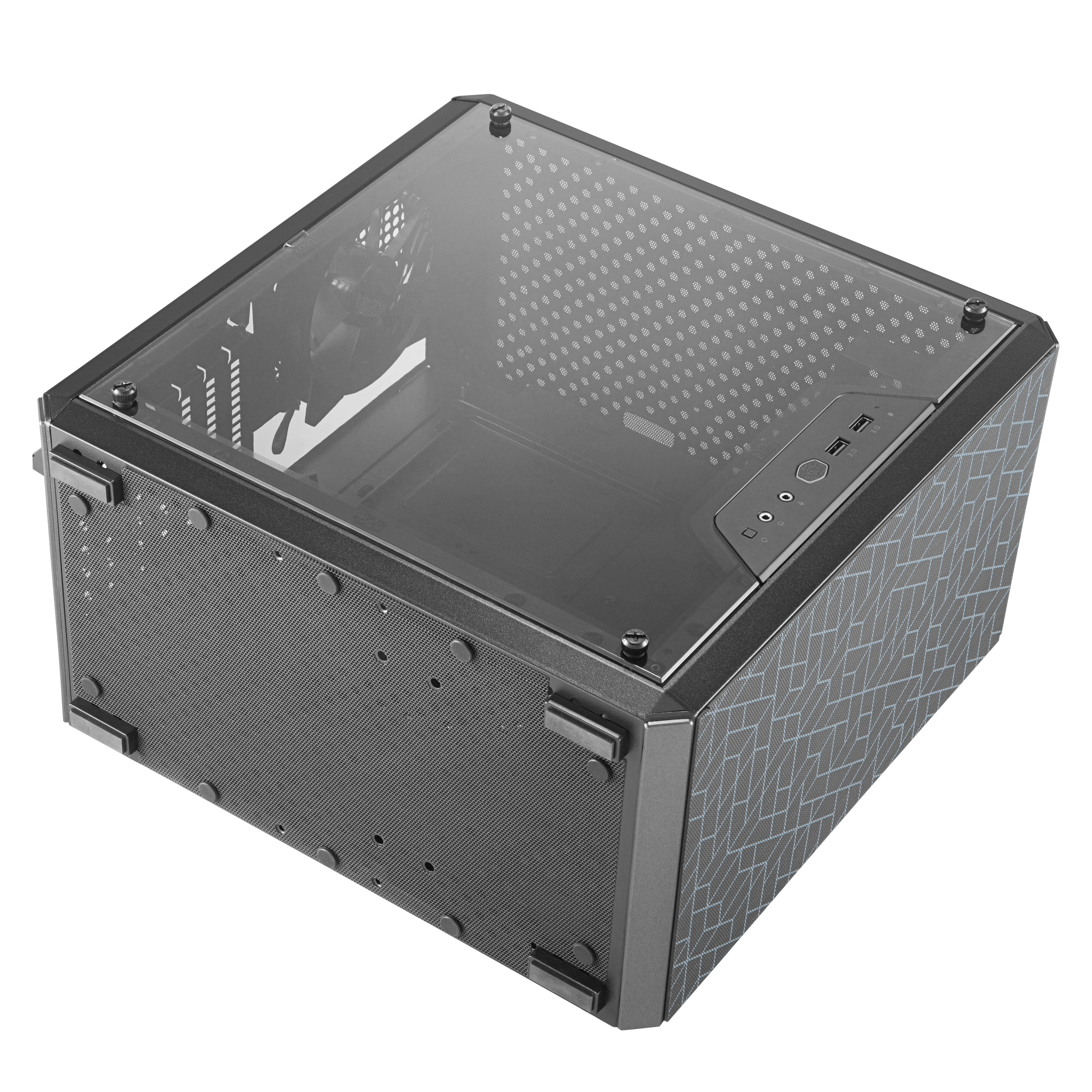 Caja Pc Cooler Master Masterbox Q500l (Black/Tempered Glas)