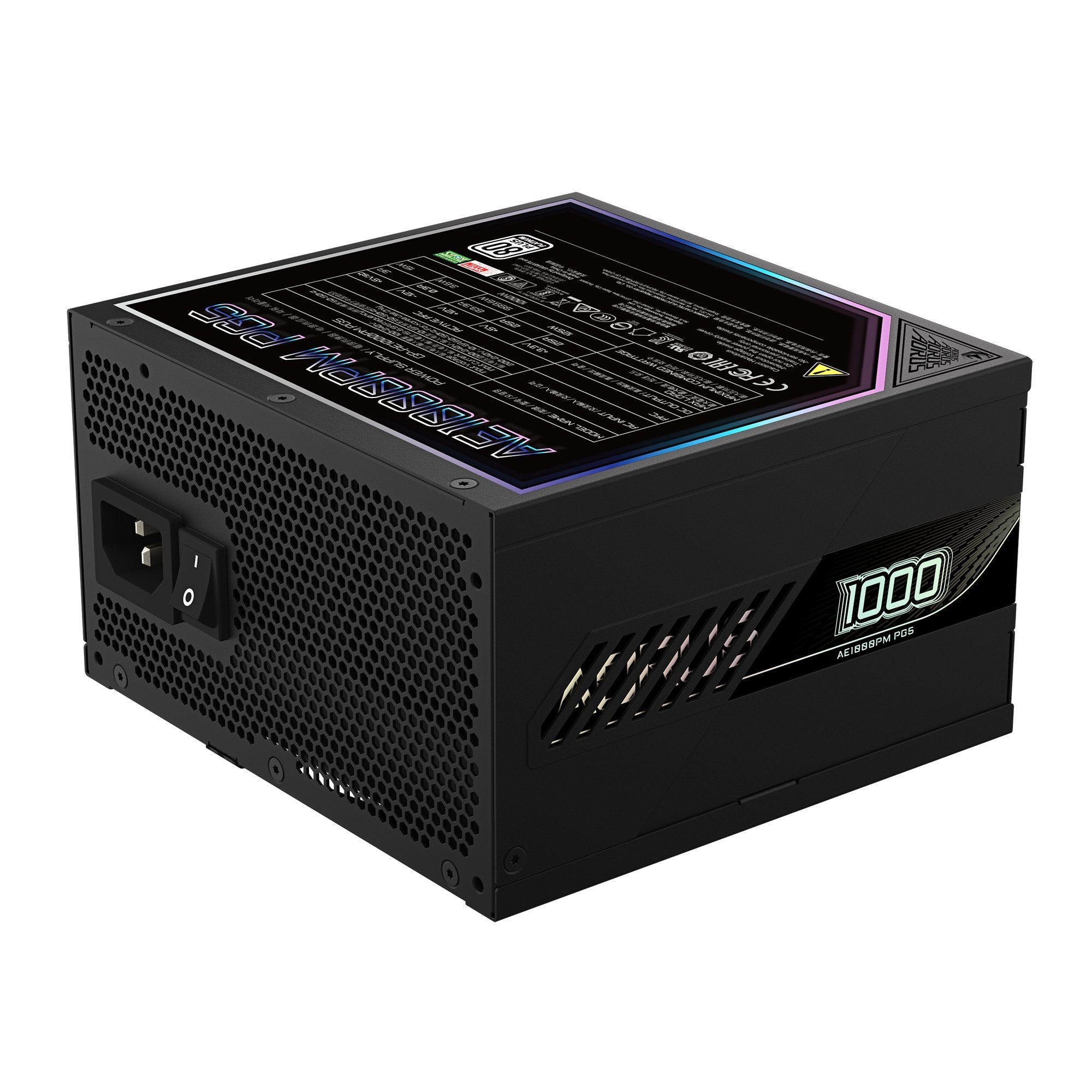 EAN 4719331554521 - GIGABYTE AORUS ELITE P1000W unidad de fuente de alimentación 1000 W 20+4 pin ATX Negro imagen 5