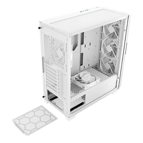 Caja Pc Antec Gamer Dark Fleet Df700 Flux Midi Tower Blanco Retail
